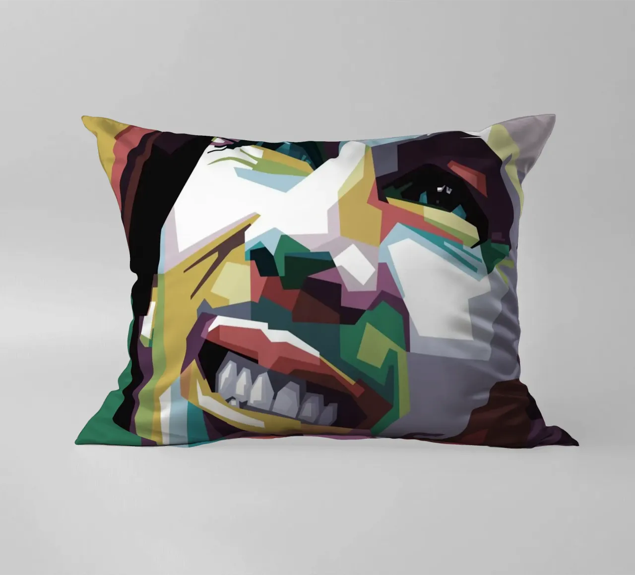 Tuff Gong Pop Art WPAP cuscino da Alkahfsmart