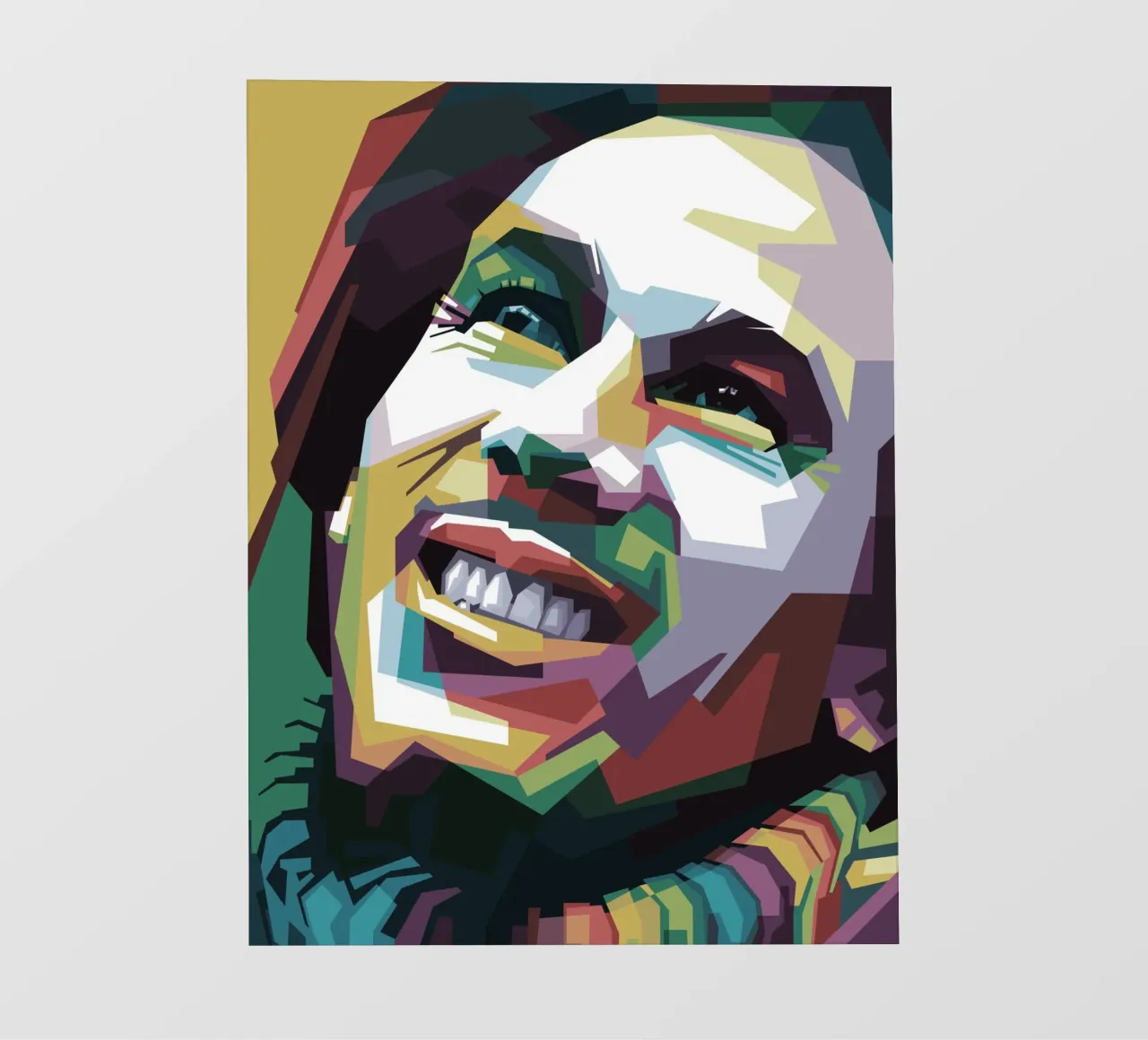 Tuff Gong Pop Art WPAP pellicola backlit da Alkahfsmart