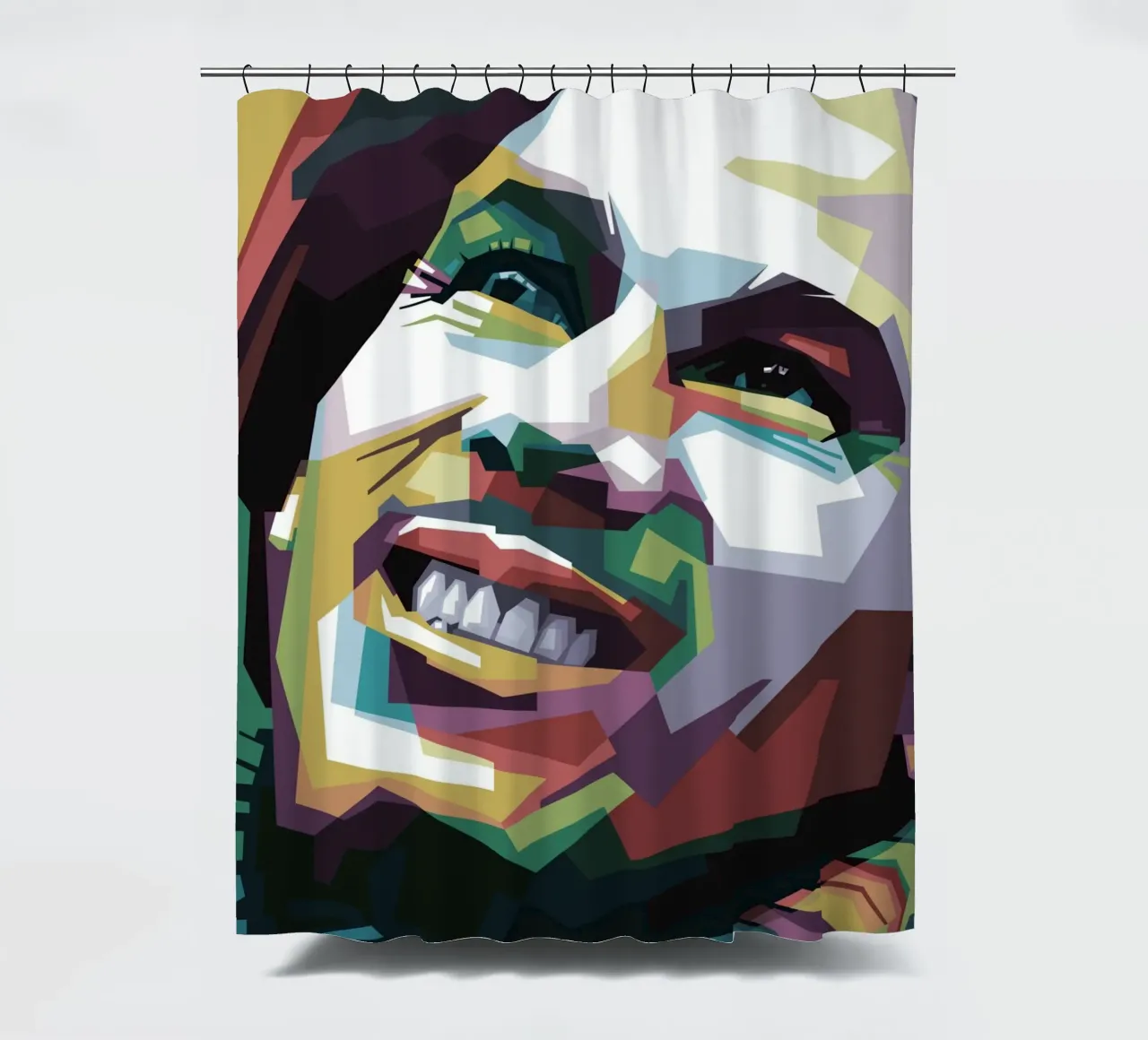 Tuff Gong Pop Art WPAP tenda da doccia da Alkahfsmart
