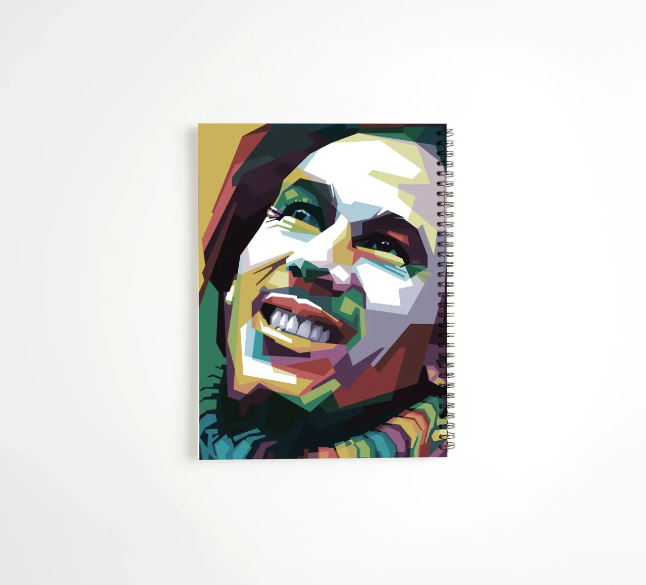 Tuff Gong Pop Art WPAP spiral notebook by Alkahfsmart