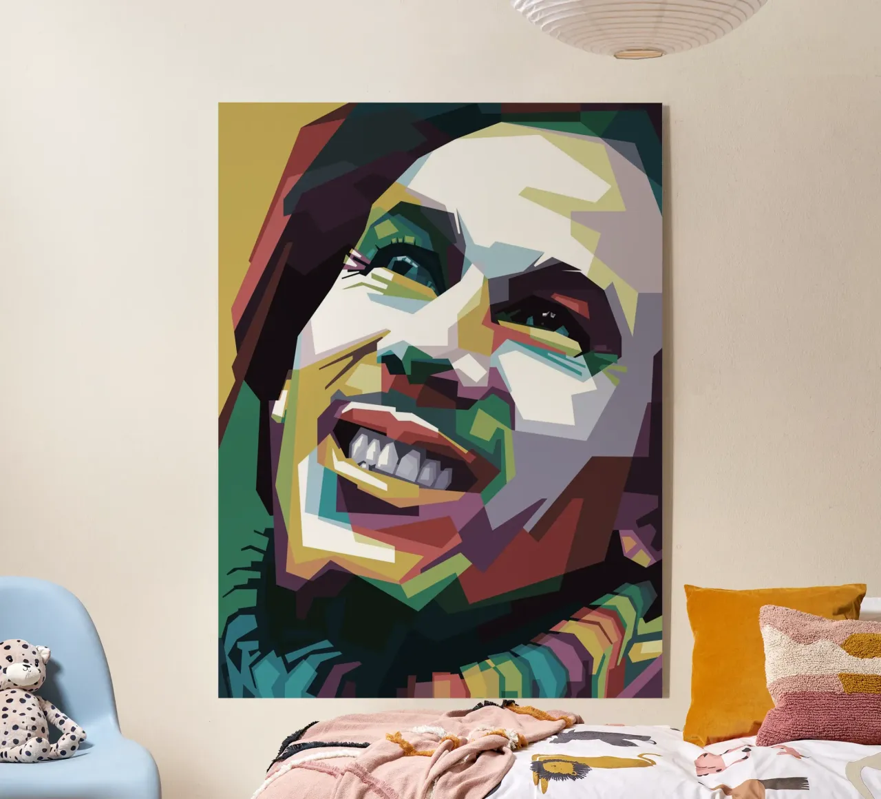 Tuff Gong Pop Art WPAP plexiglass da Alkahfsmart