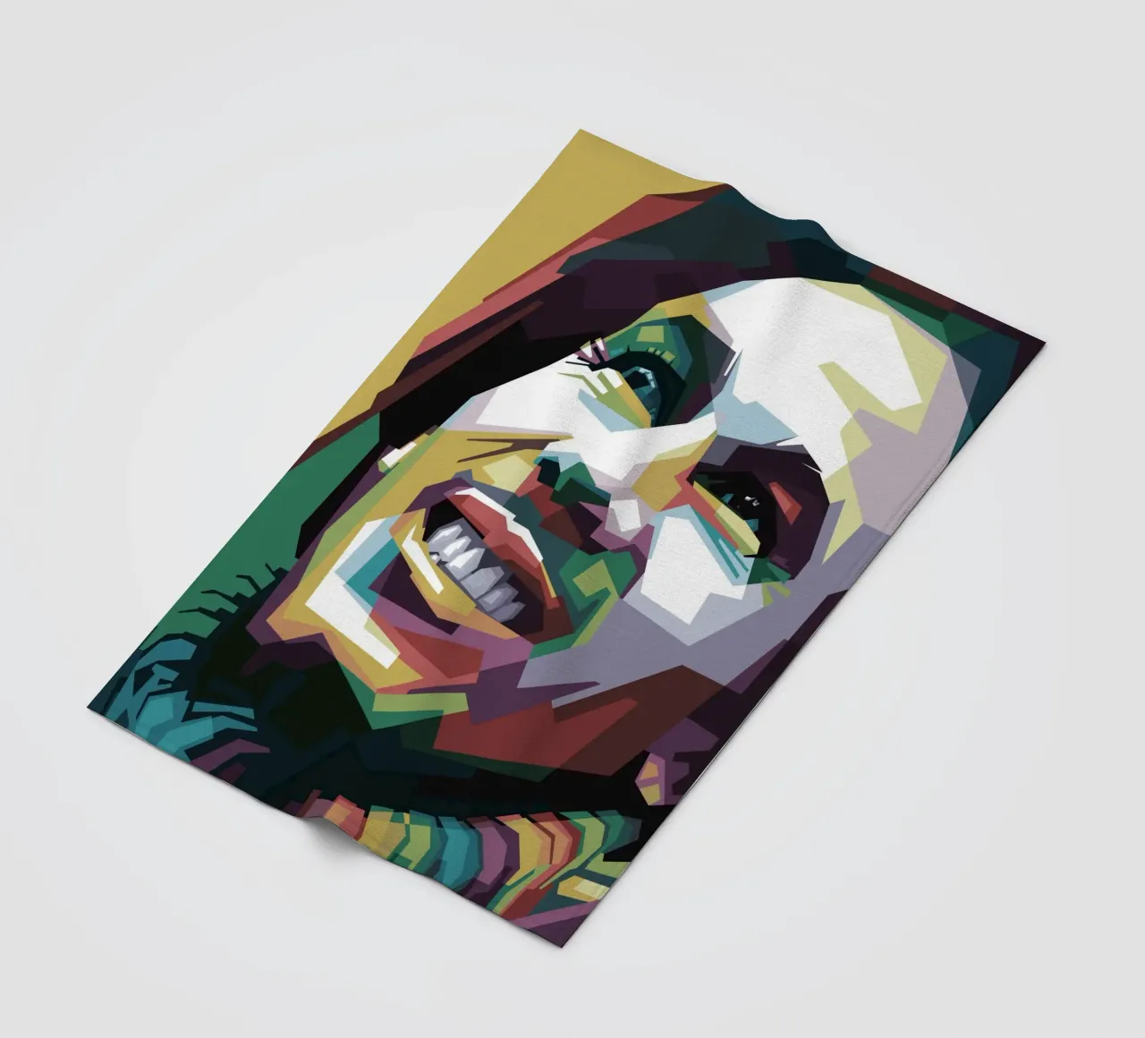 Tuff Gong Pop Art WPAP coperta in pile da Alkahfsmart