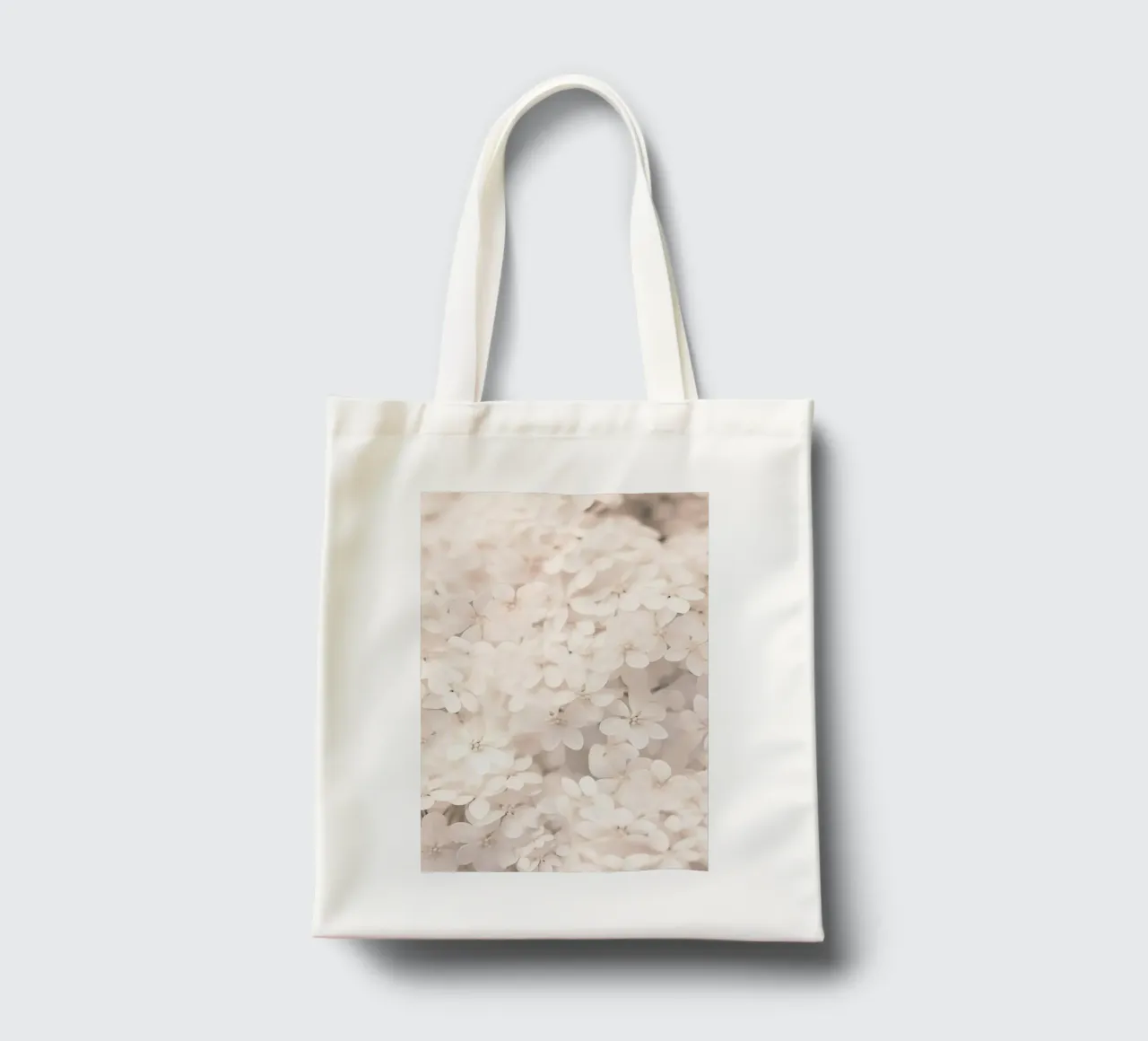 Magia floreale boho borsa in juta da Carinaprint