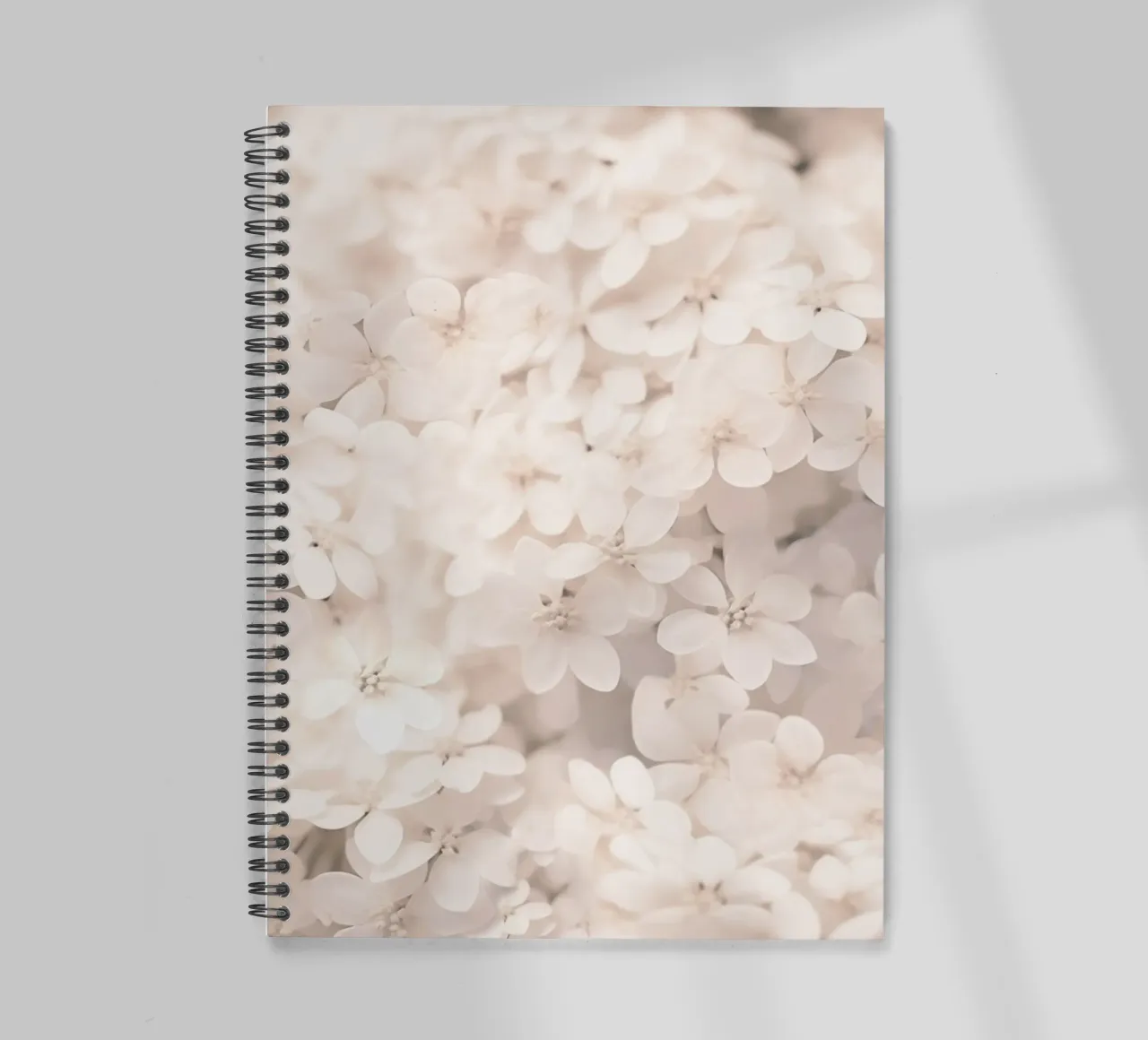 Boho flower magic spiral notebook by Carinaprint