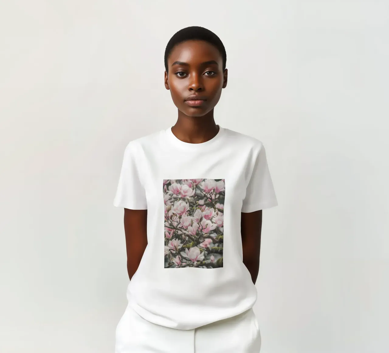 Magia dei fiori di magnolia t-shirt da Carinaprint