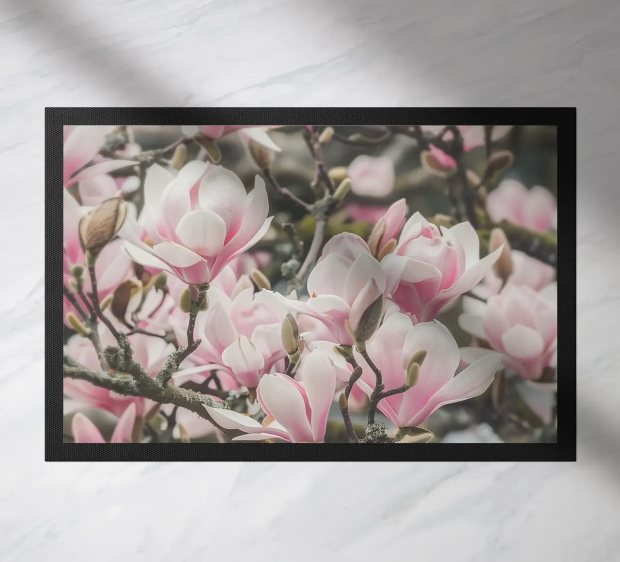 Magia dei fiori di magnolia zerbino da Carinaprint