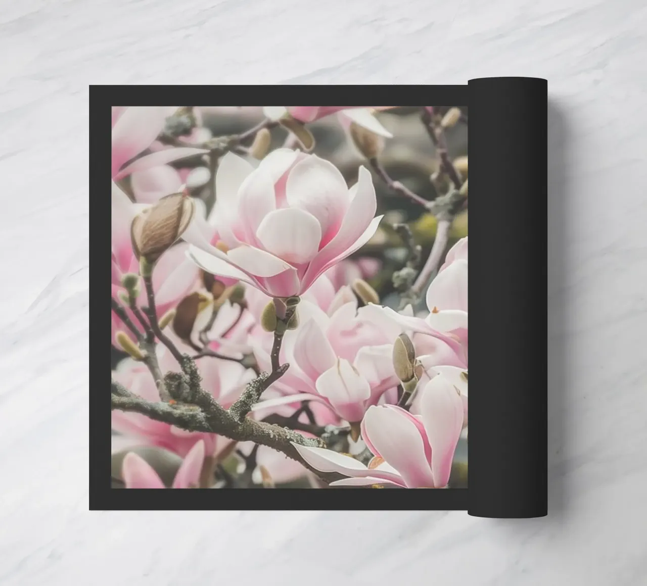 Magia dei fiori di magnolia zerbino da Carinaprint
