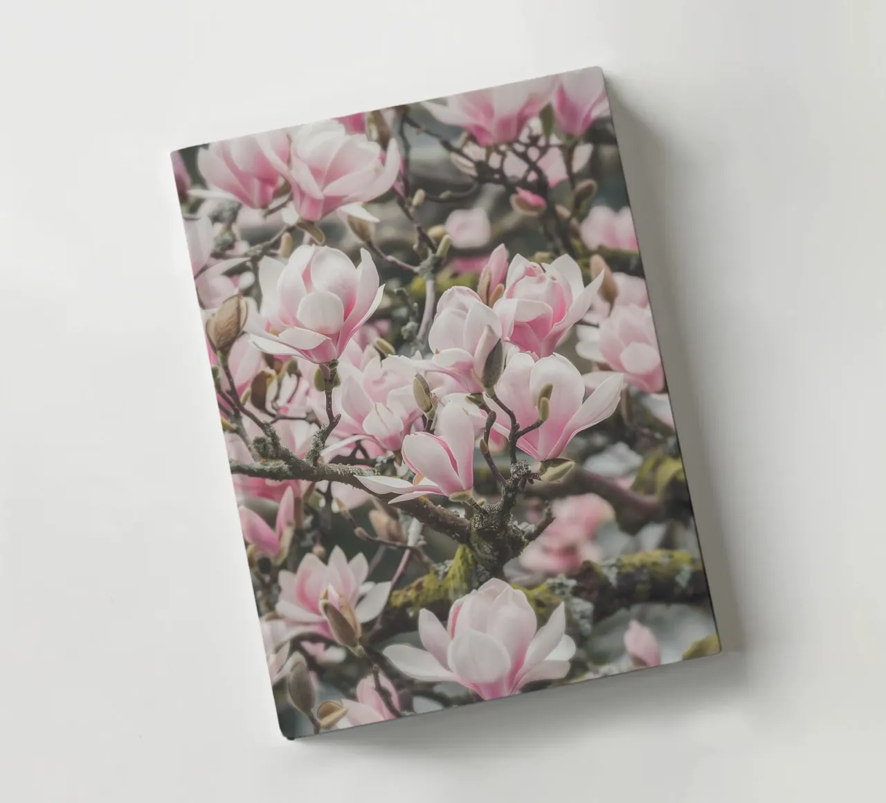 Magnolia blossom magic notebook by Carinaprint
