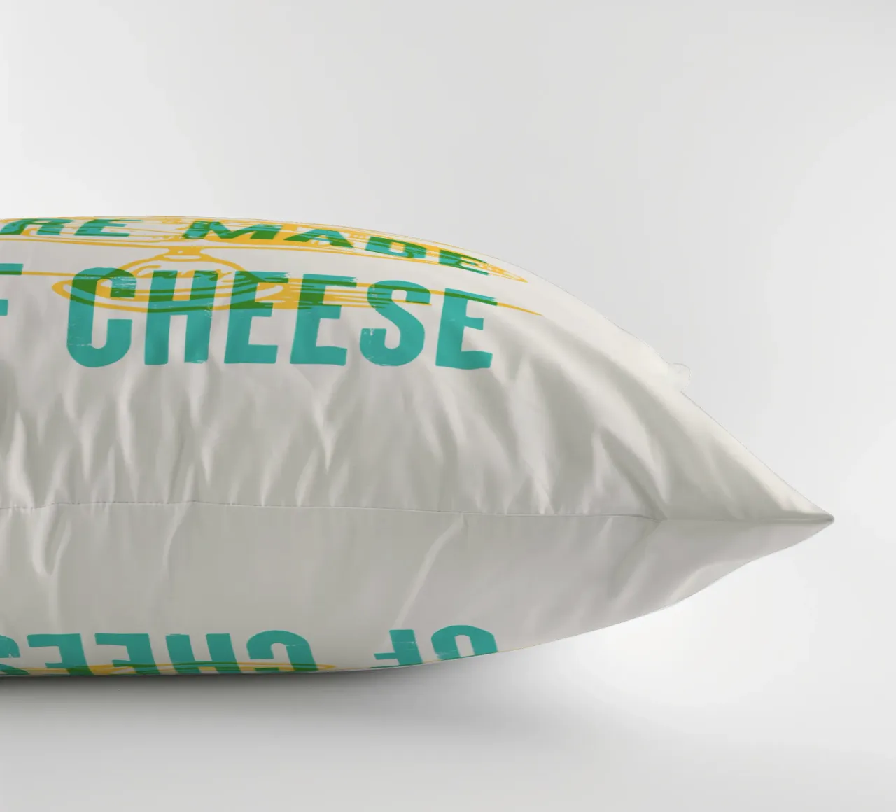 I sogni d'oro sono fatti di formaggio cuscino da Vintagrafica
