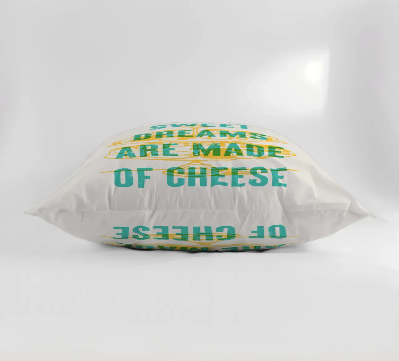 I sogni d'oro sono fatti di formaggio cuscino da Vintagrafica