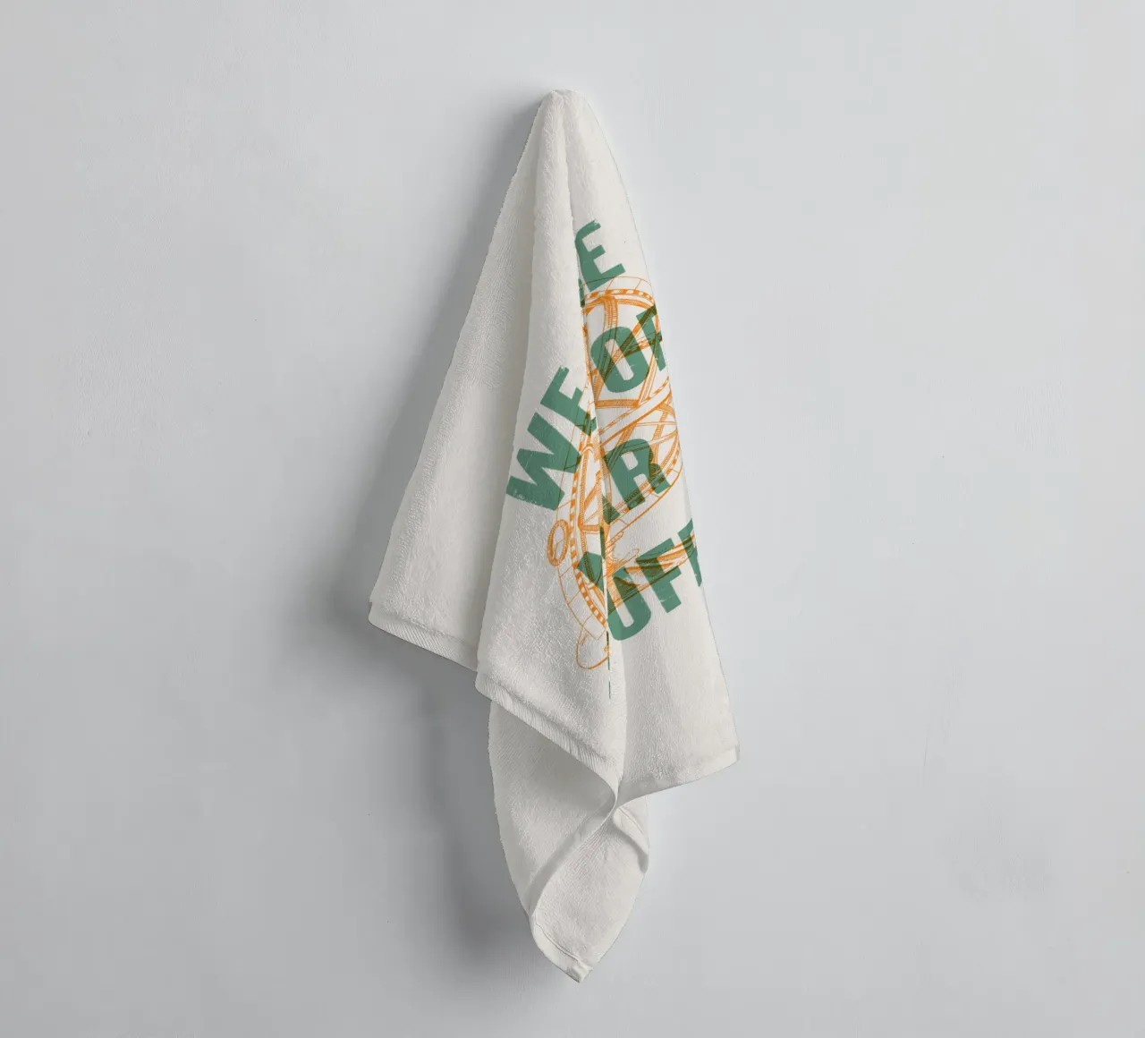 We are made of star stuff towel by Vintagrafica