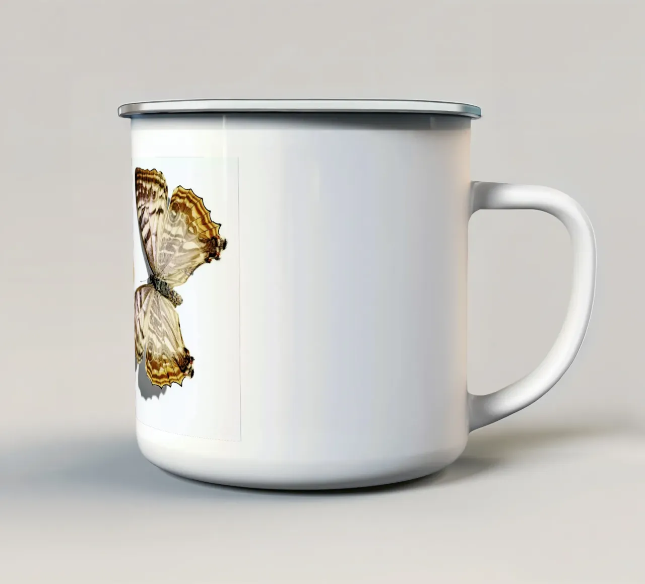 Butterflies 5 tazza in smalto da Günther Egger