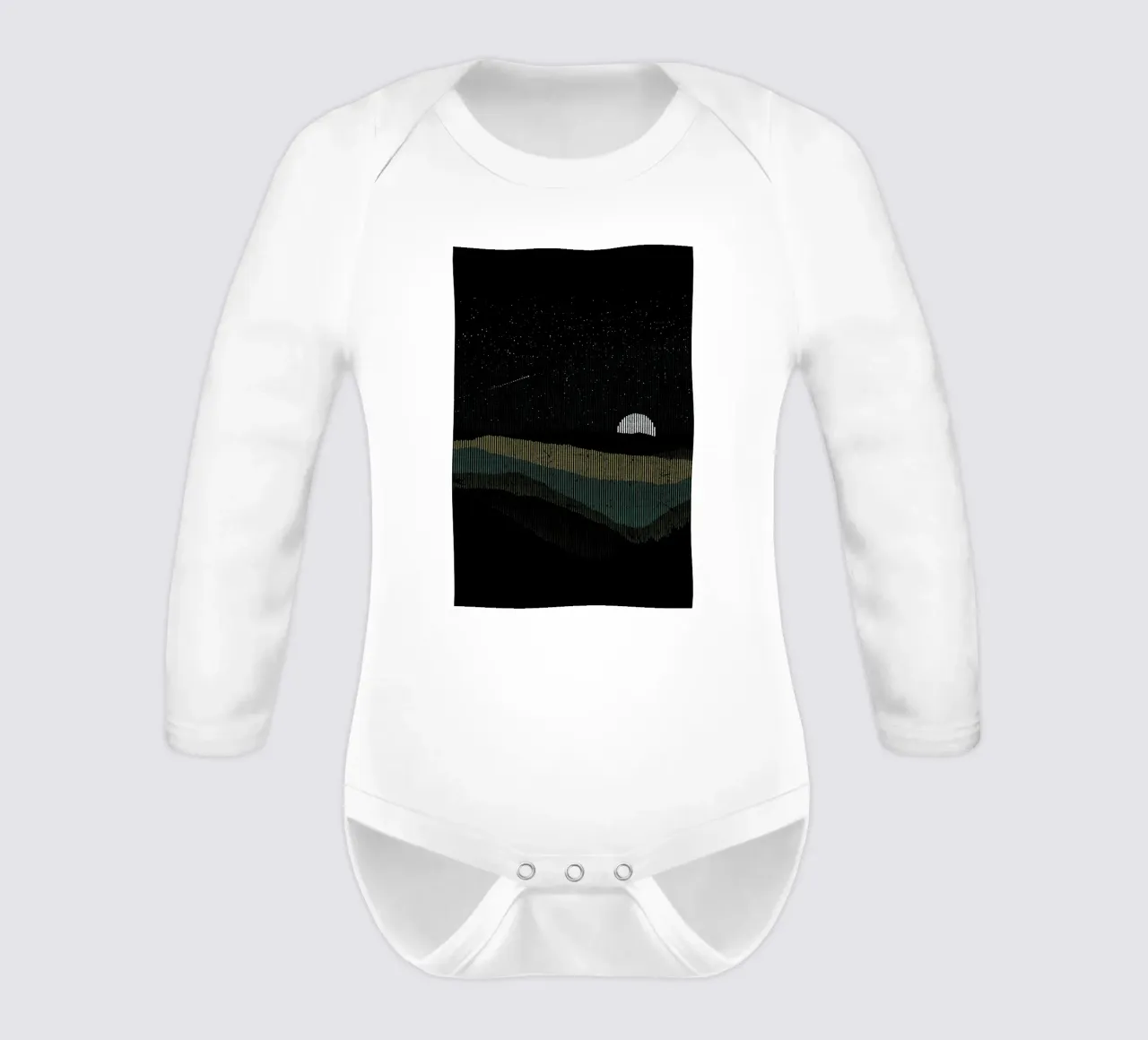 Moonrise 01 body neonato maniche lunghe da Florent Bodart