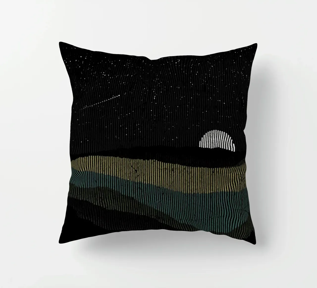 Moonrise 01 cuscino da Florent Bodart