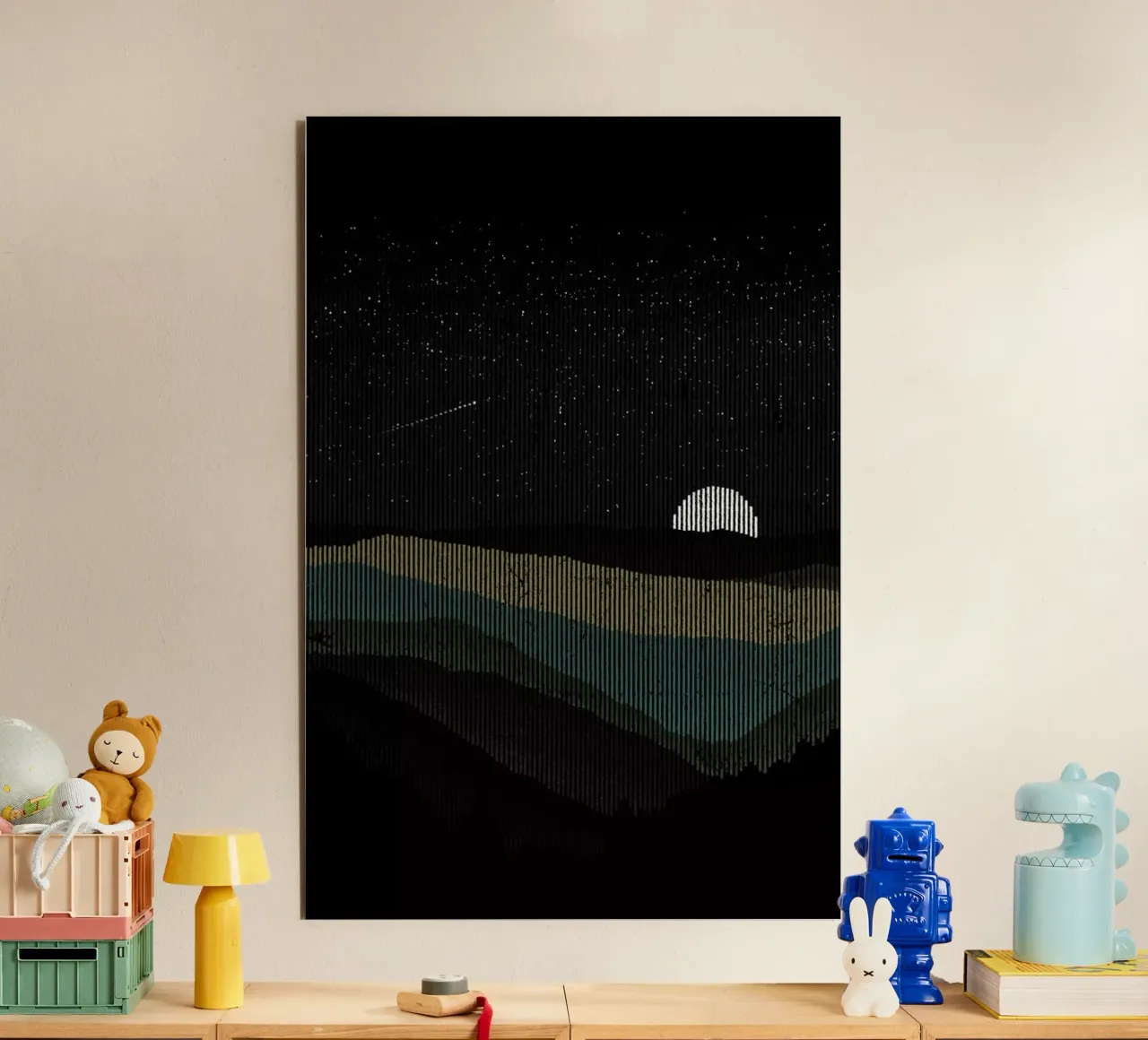 Moonrise 01 alluminio dibond da Florent Bodart