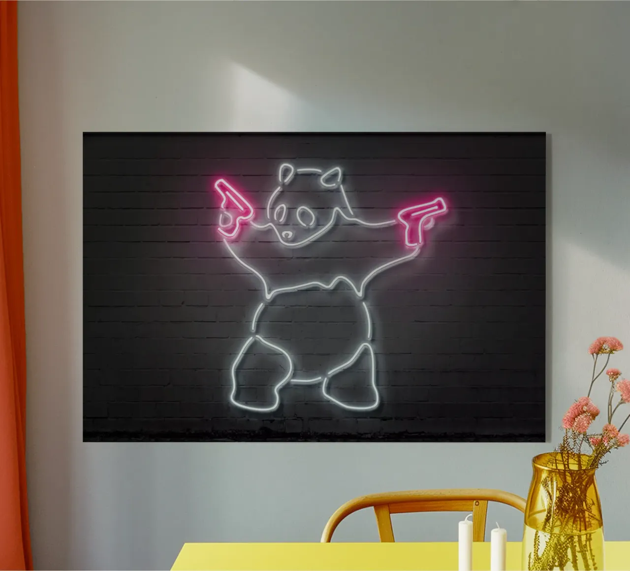 Panda plexiglass da Octavian