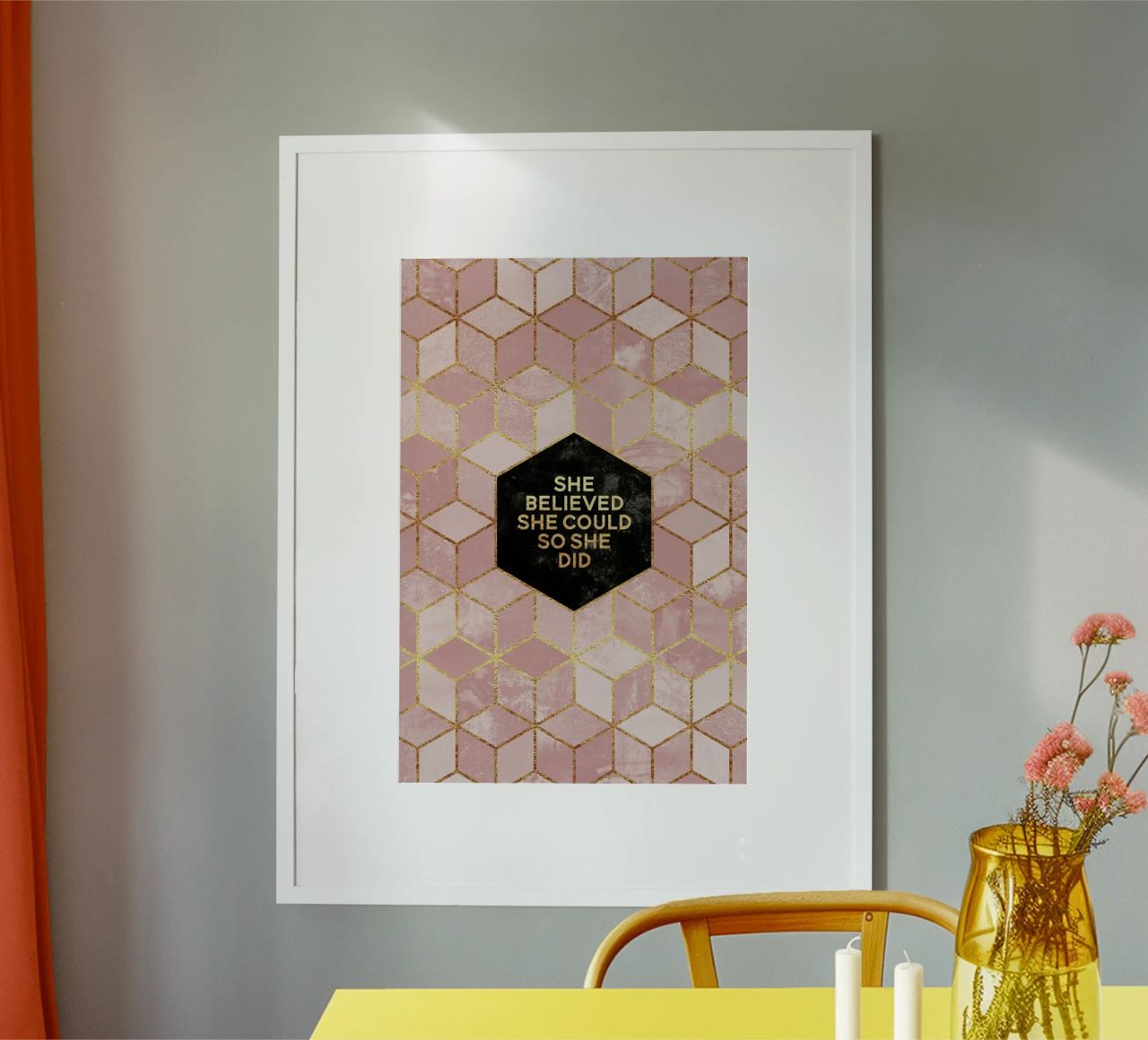 She Believed She Could Poster von Elisabeth Fredriksson