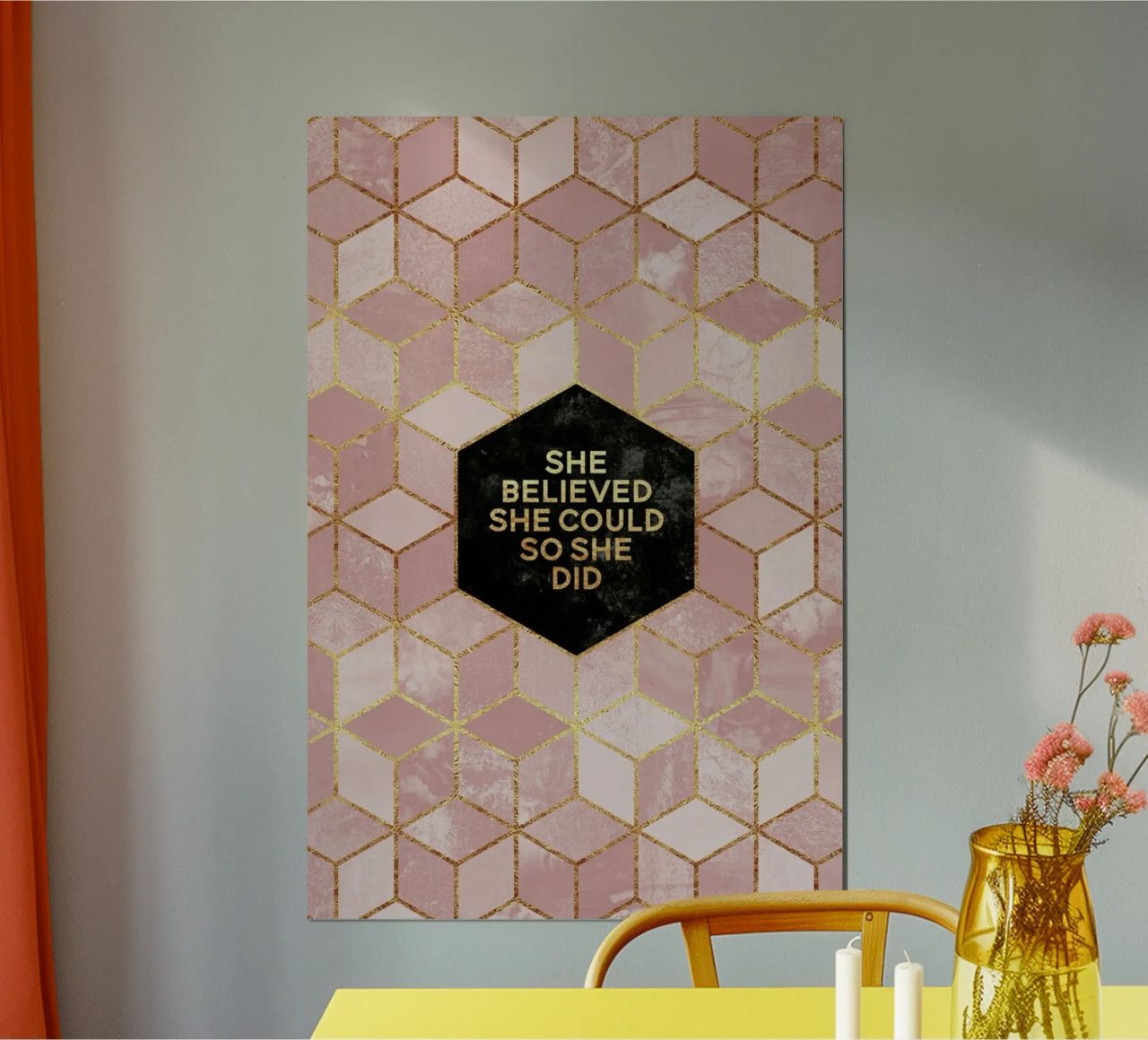 She Believed She Could Poster von Elisabeth Fredriksson