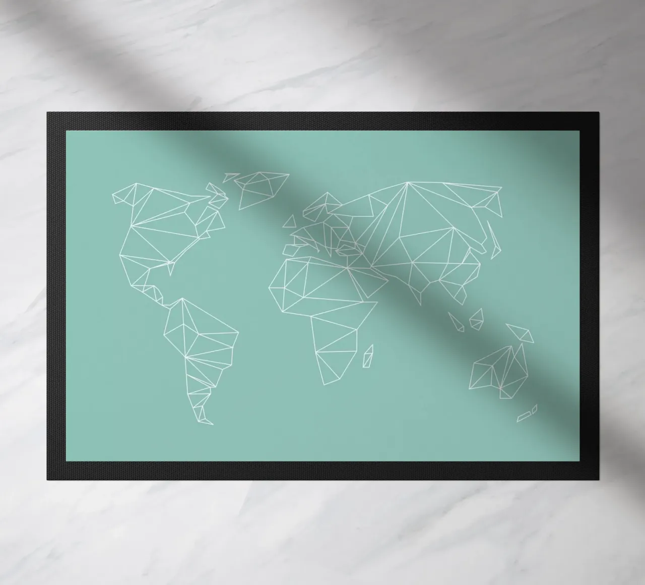 Geometrical World Green zerbino da Studio Nahili