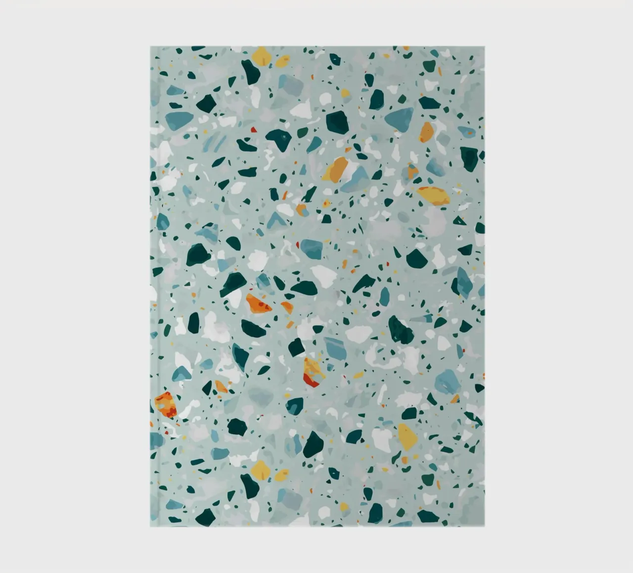 Mint Terrazzo | Abstract Pastel Speckles Confetti Pattern diario da 83oranges