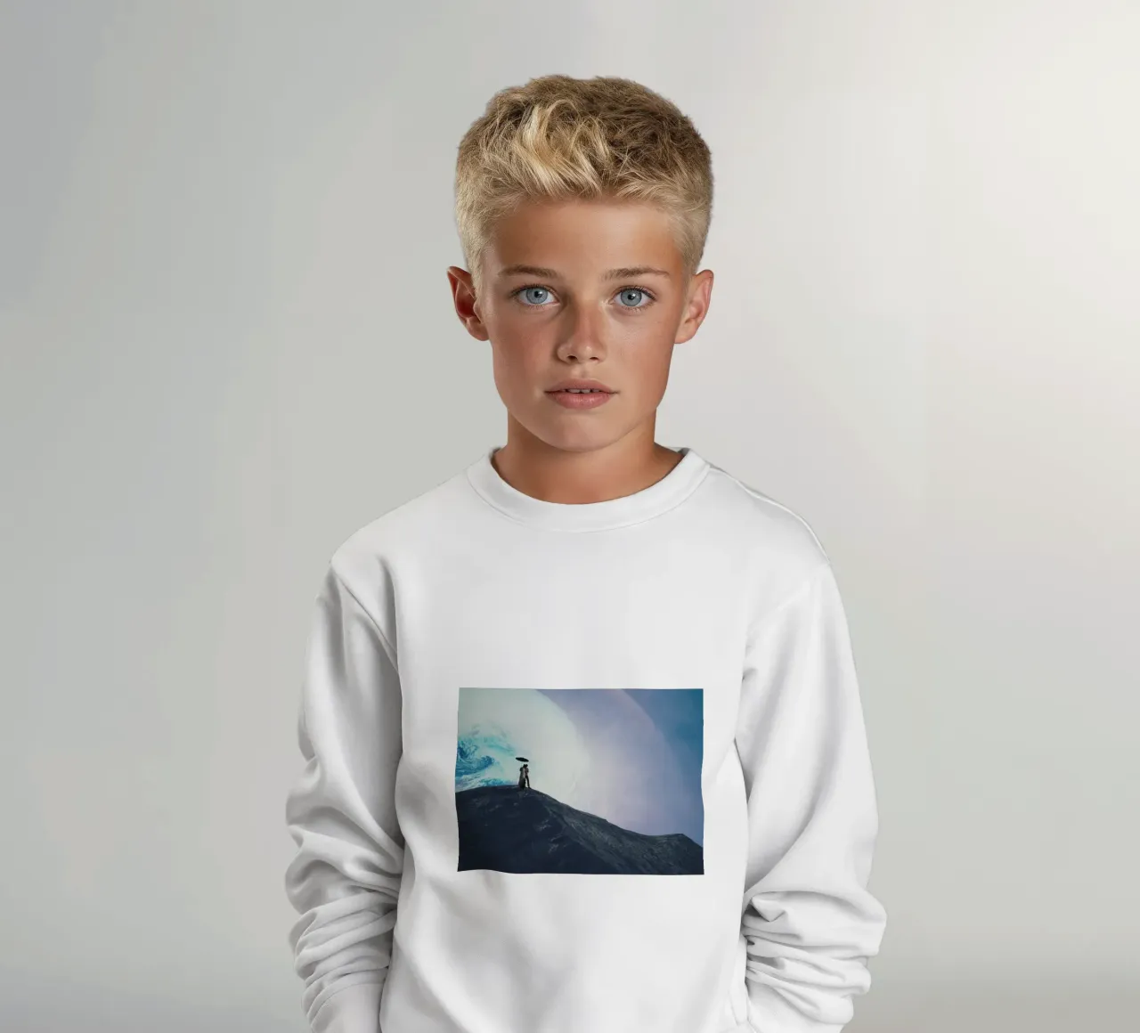 You came with Me kids sweatshirt by Frank Moth