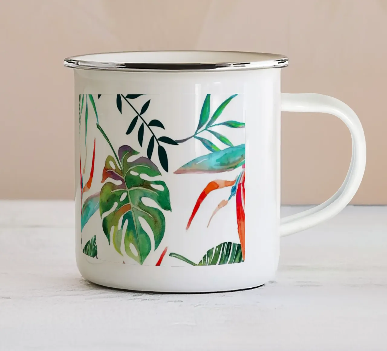 Uccello del Paradiso | Botanica tropicale tazza in smalto da 83oranges