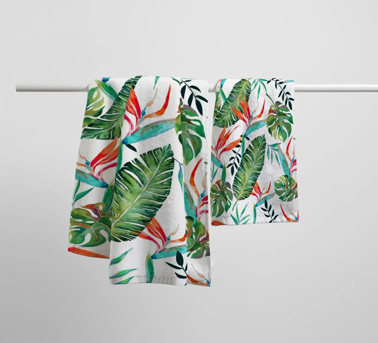 Uccello del Paradiso | Botanica tropicale asciugamano da bagno da 83oranges