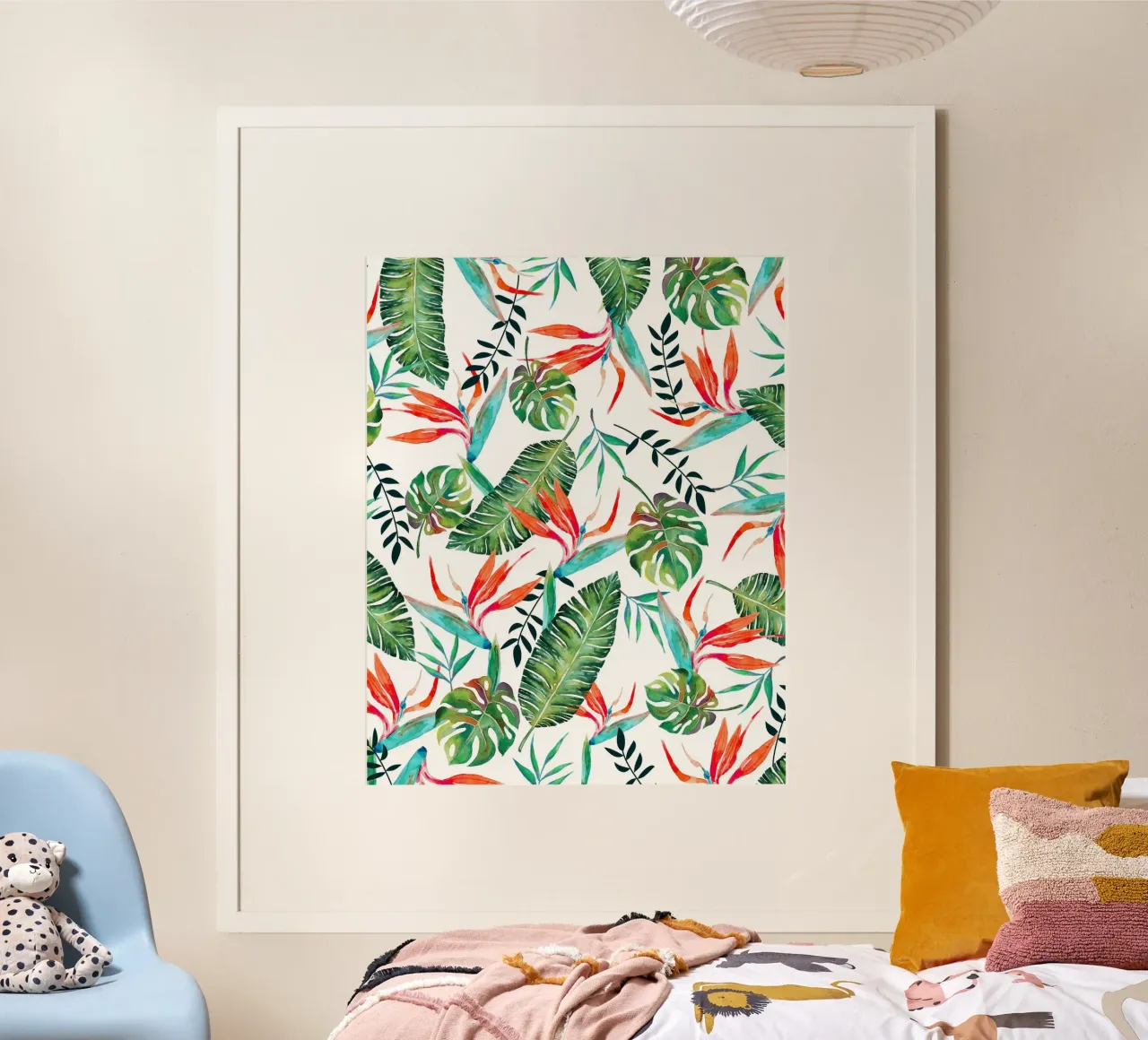 Uccello del Paradiso | Botanica tropicale poster da 83oranges