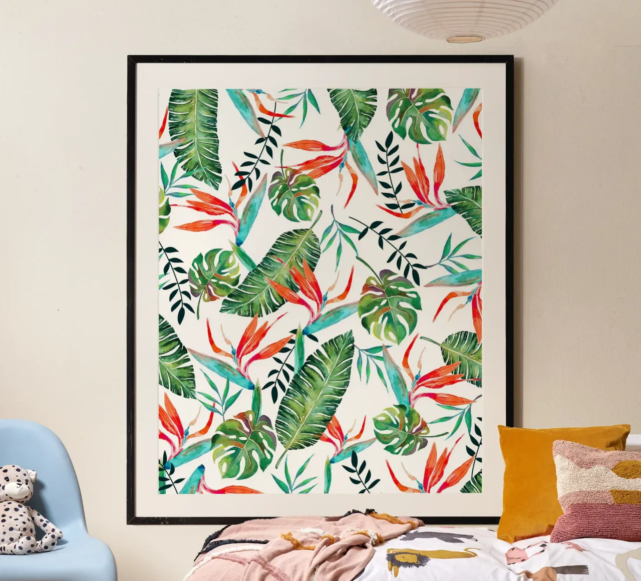 Uccello del Paradiso | Botanica tropicale poster da 83oranges