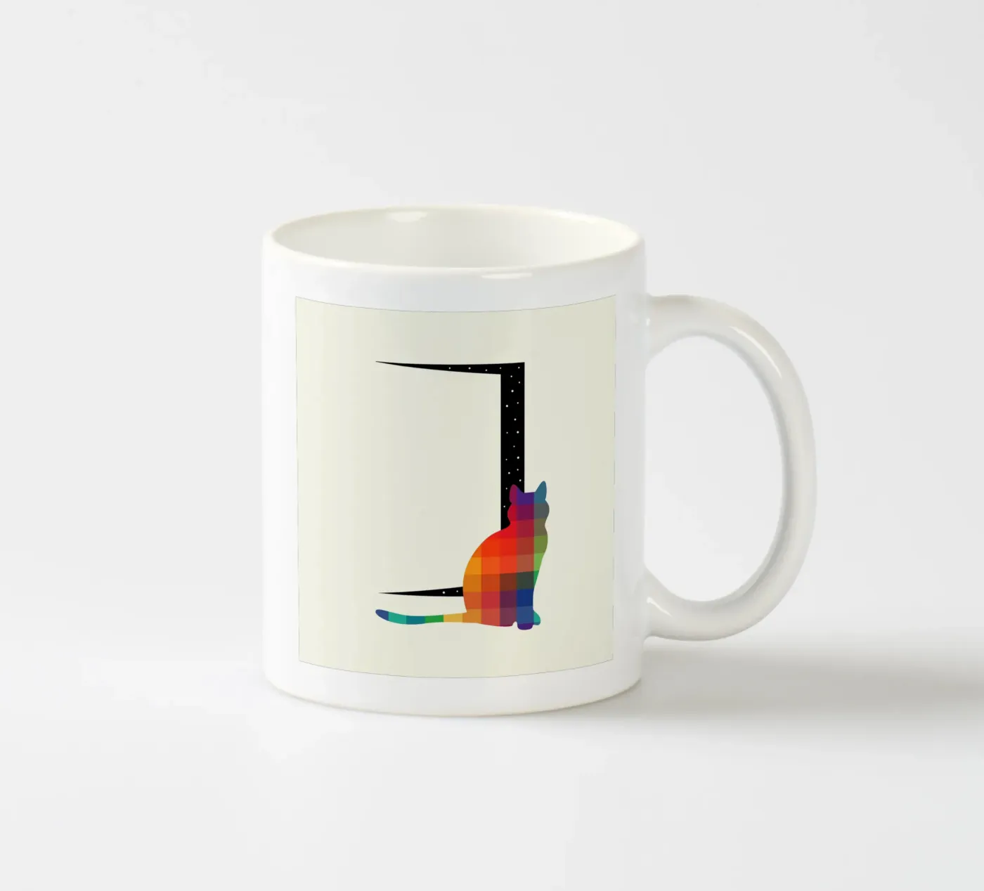Curious ceramic mug by Andy Westface