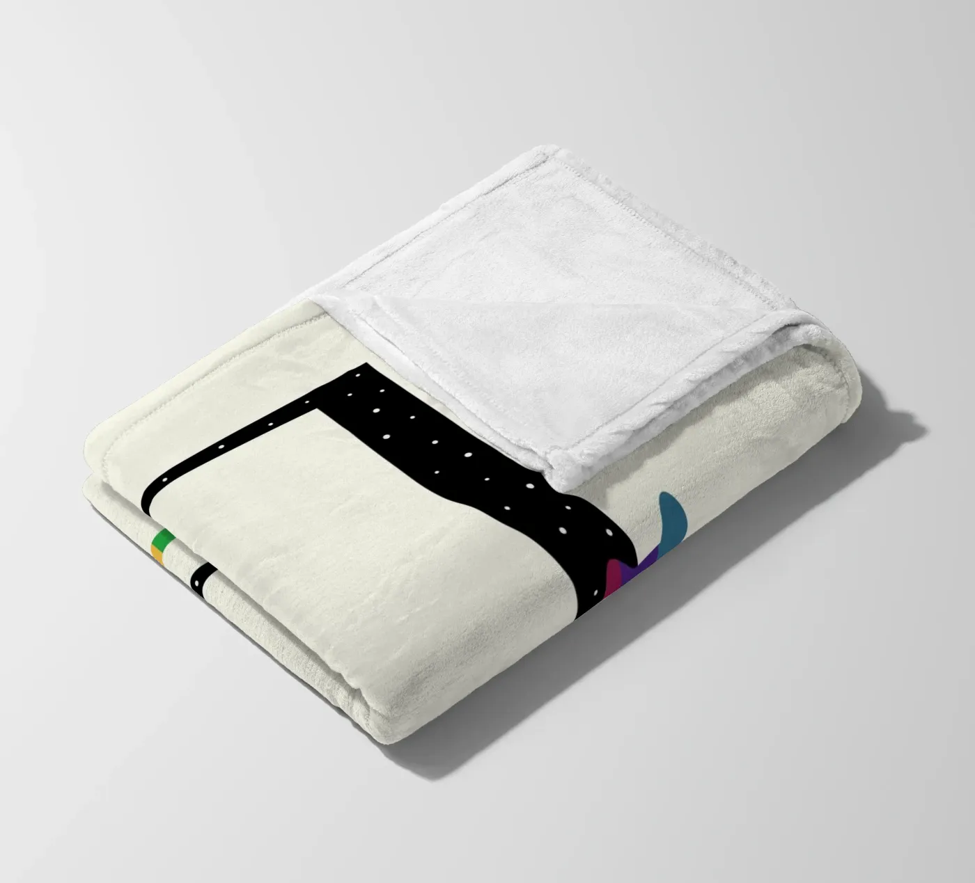 Nieuwsgierig fleecedeken van Andy Westface