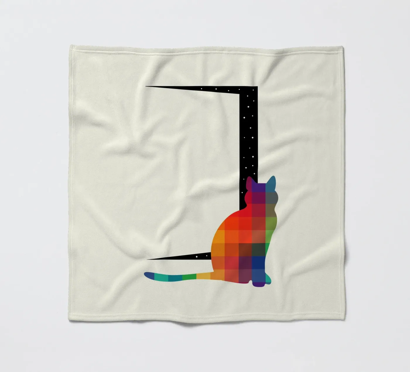 Nieuwsgierig fleecedeken van Andy Westface