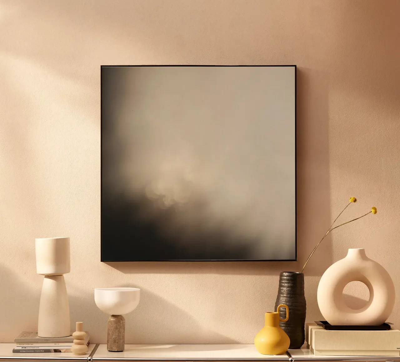 Soft illumination creates an ethereal atmosphere Alu-Dibond von DesignDoodle