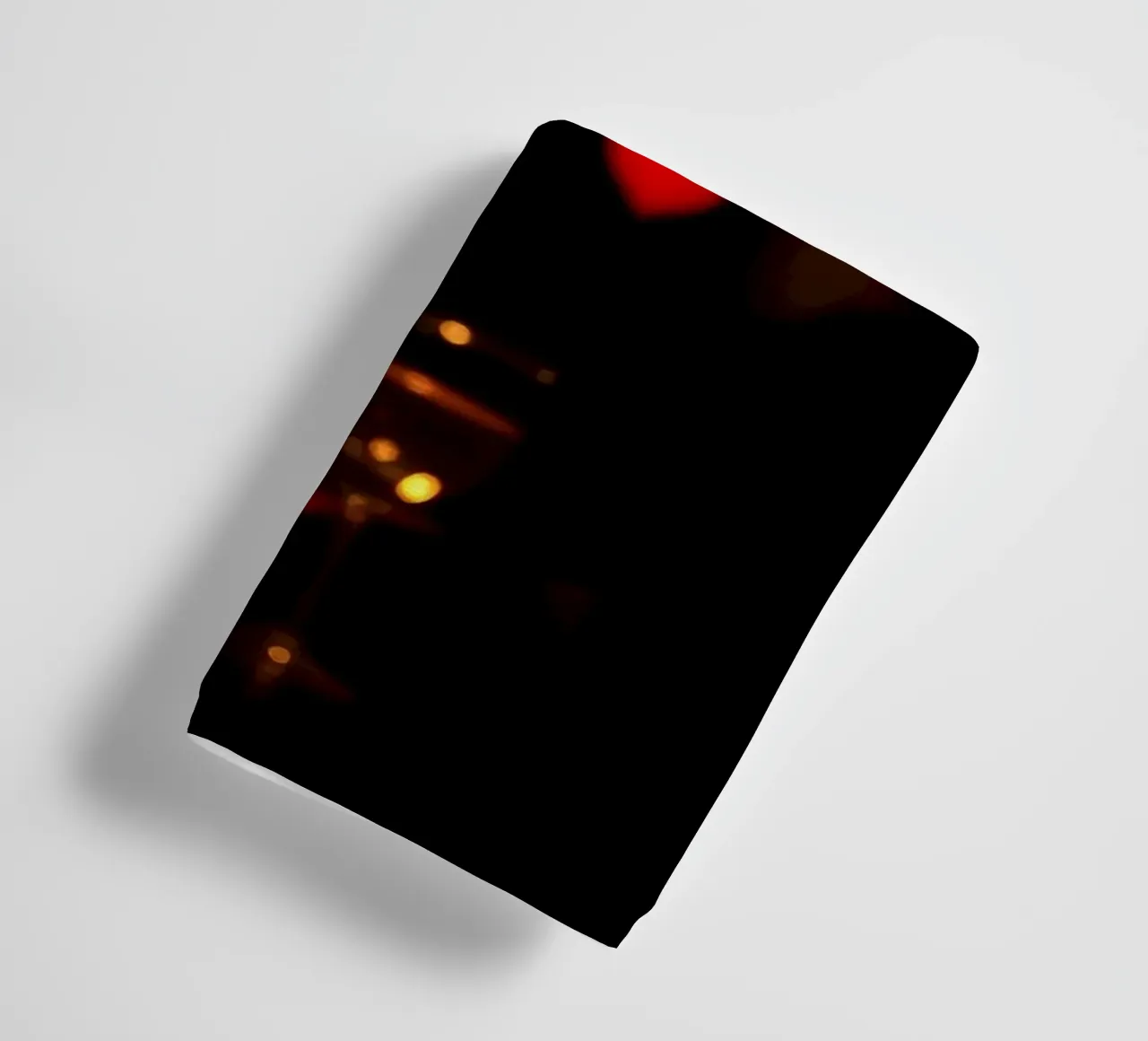 Romantic evening with heart-shaped lights in the background towel by DesignDoodle