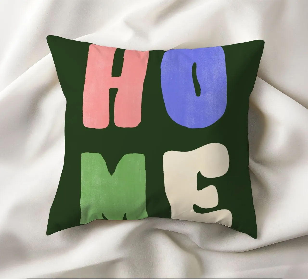 HOME | Bold & Colorful Statement Print cuscino da PrintCessStudio