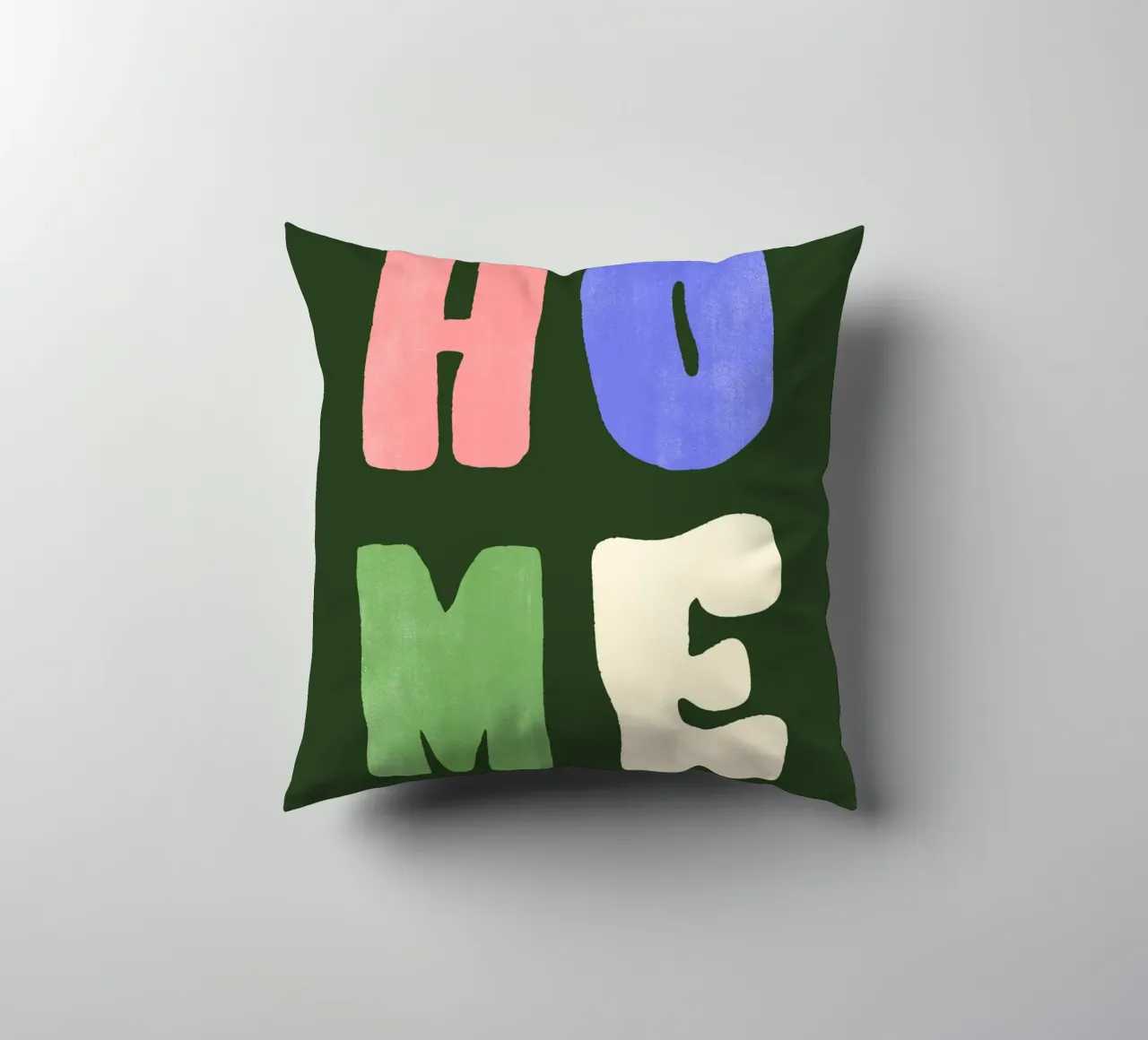 HOME | Bold & Colorful Statement Print cuscino da PrintCessStudio
