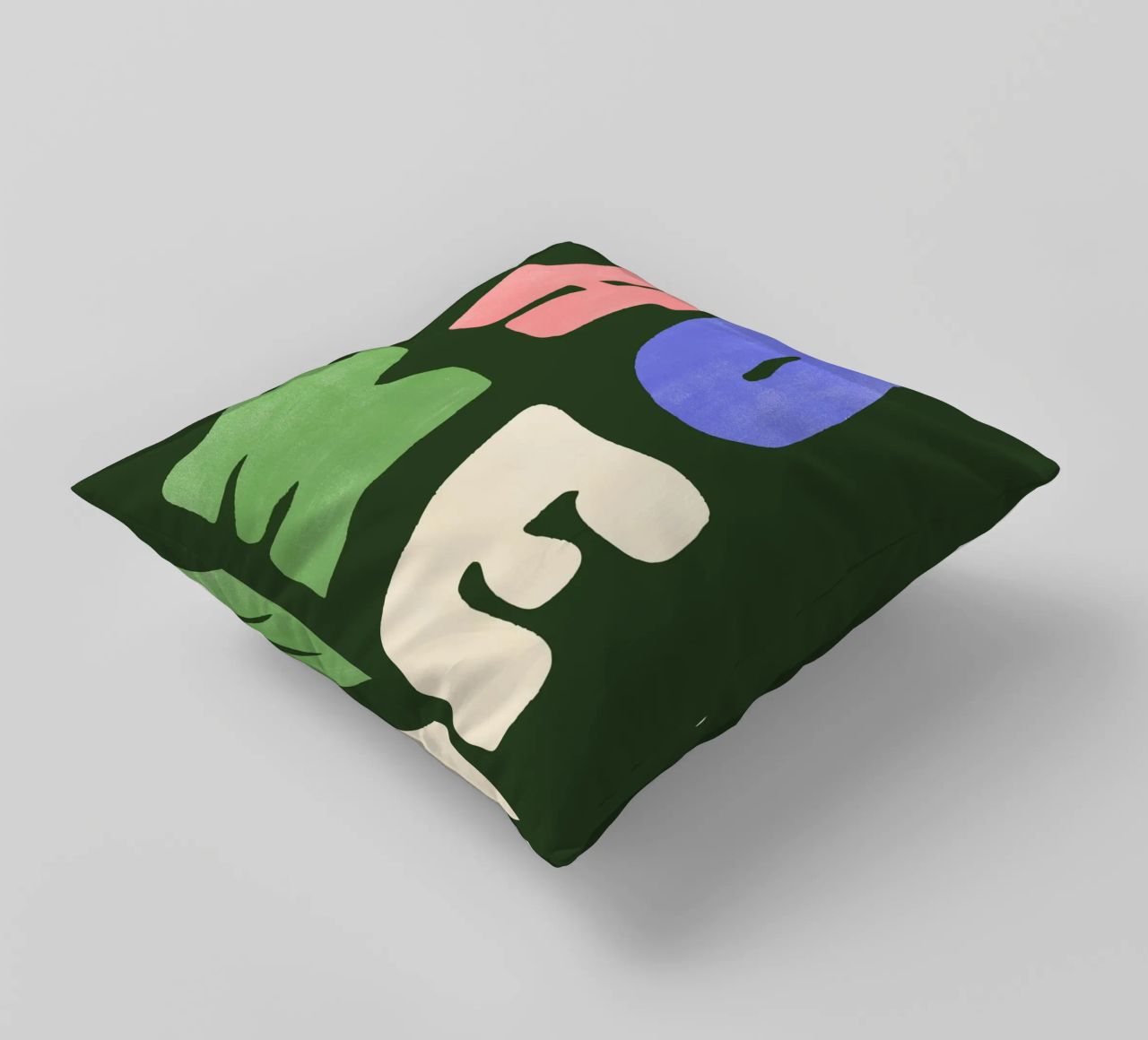 HOME | Bold & Colorful Statement Print cuscino da PrintCessStudio