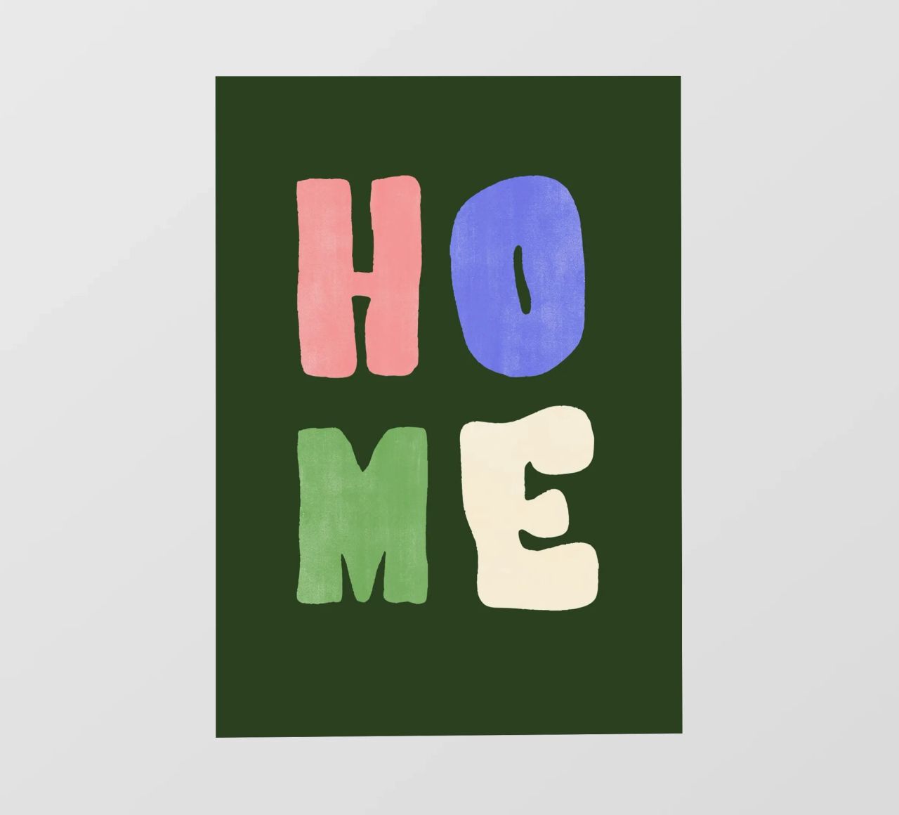 HOME | Bold & Colorful Statement Print pellicola backlit da PrintCessStudio