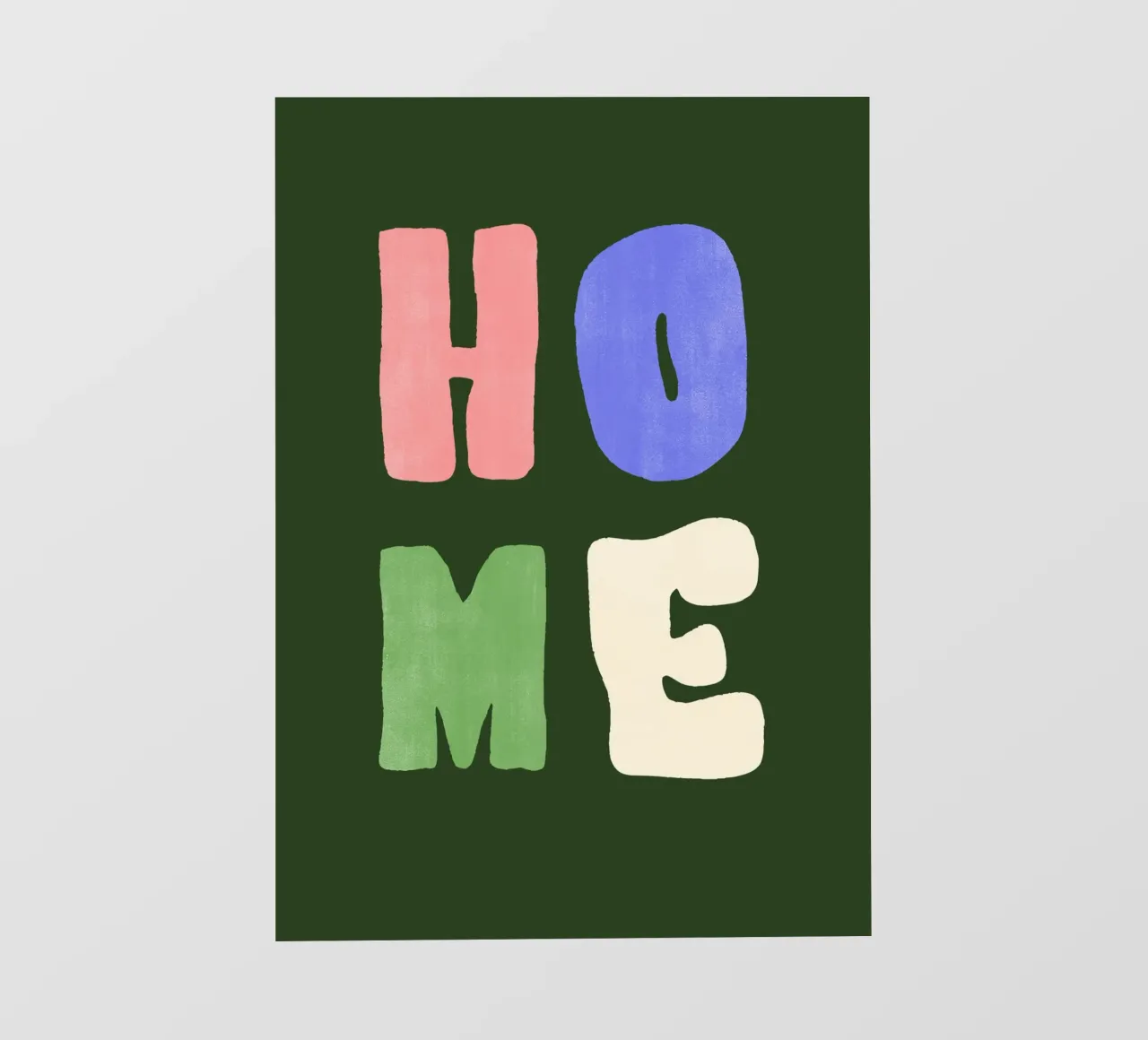 HOME | Bold & Colorful Statement Print lámina retroiluminada de PrintCessStudio