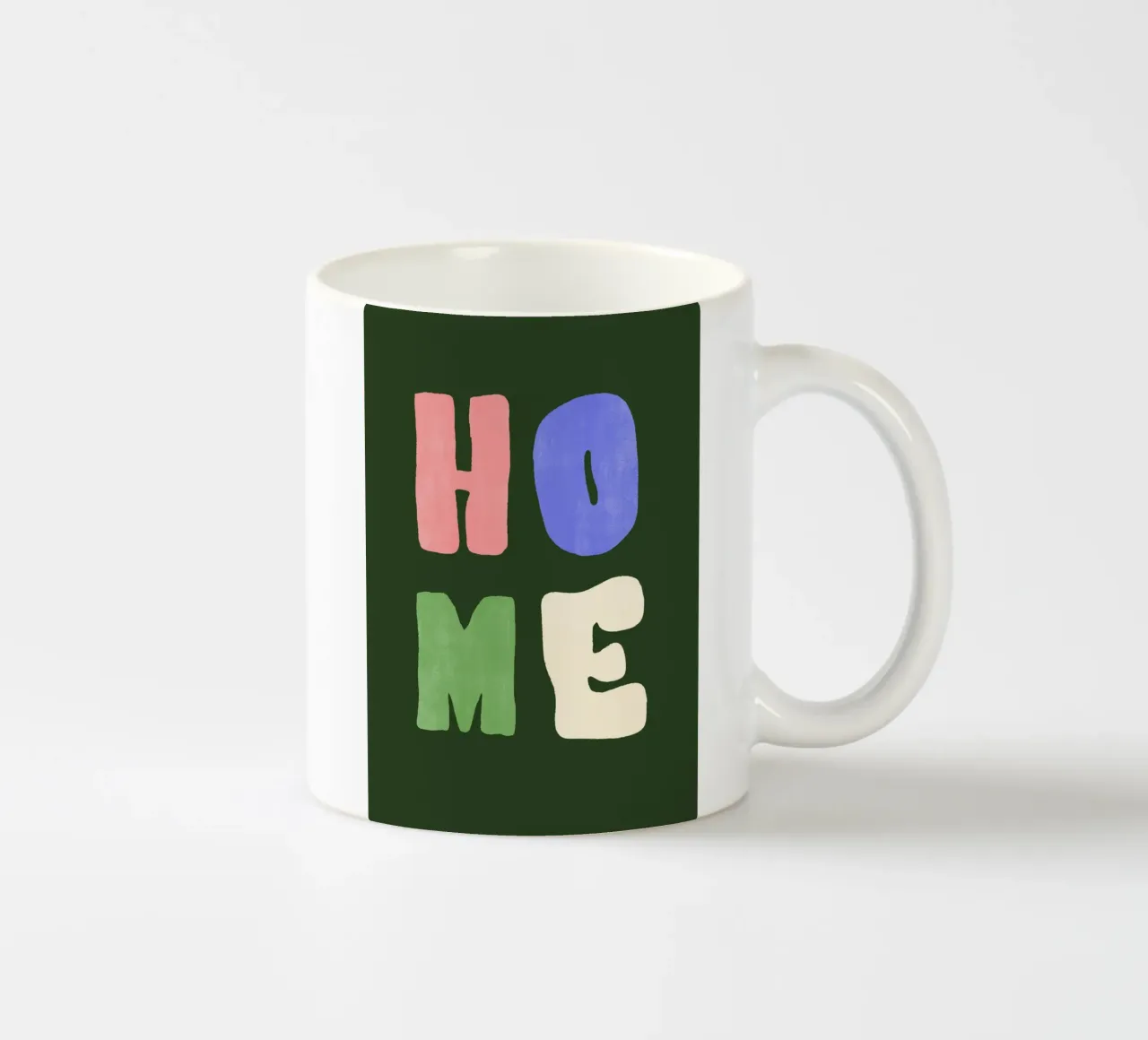 HOME | Bold & Colorful Statement Print keramische mok van PrintCessStudio
