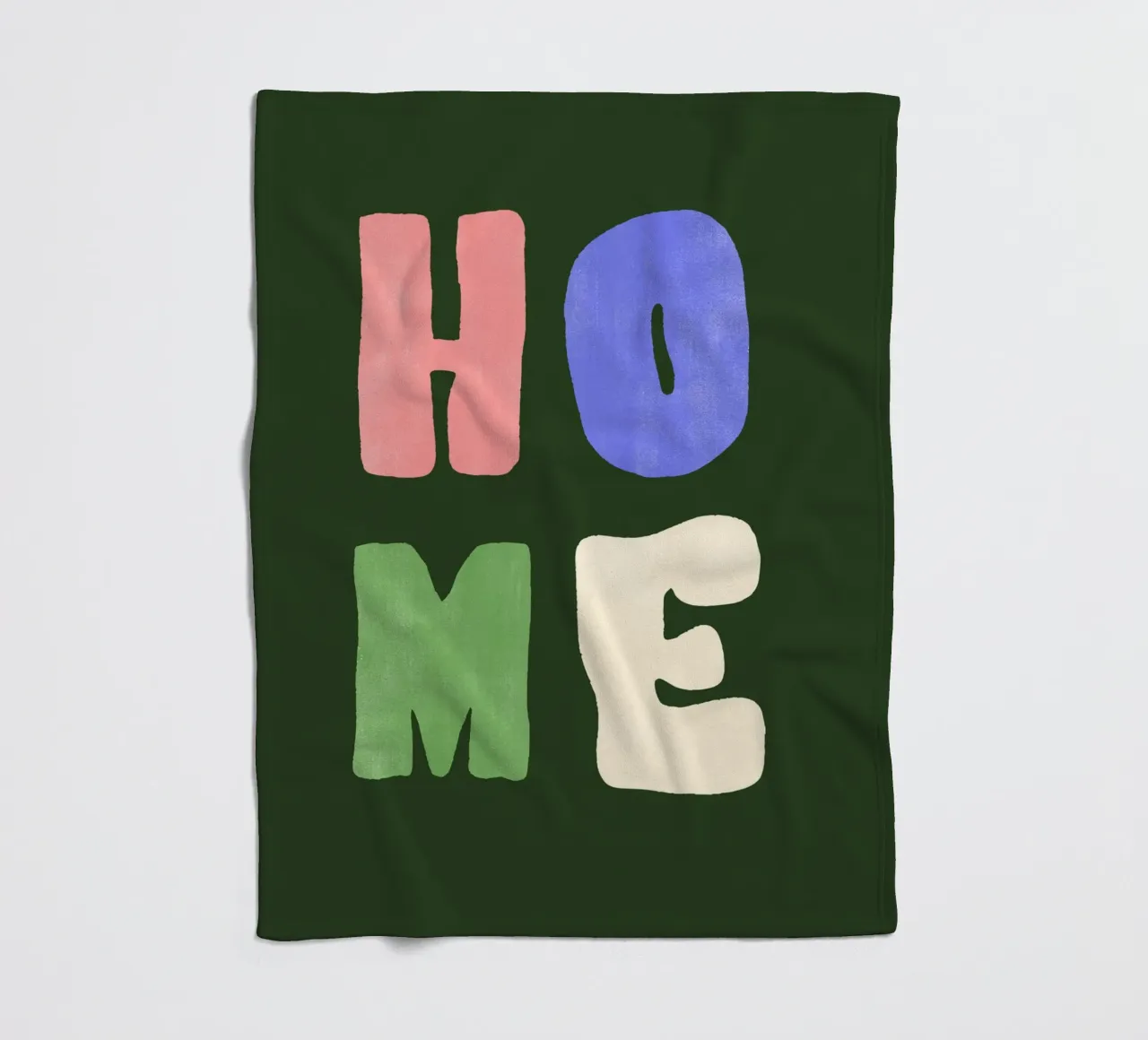 HOME | Bold & Colorful Statement Print coperta in pile da PrintCessStudio