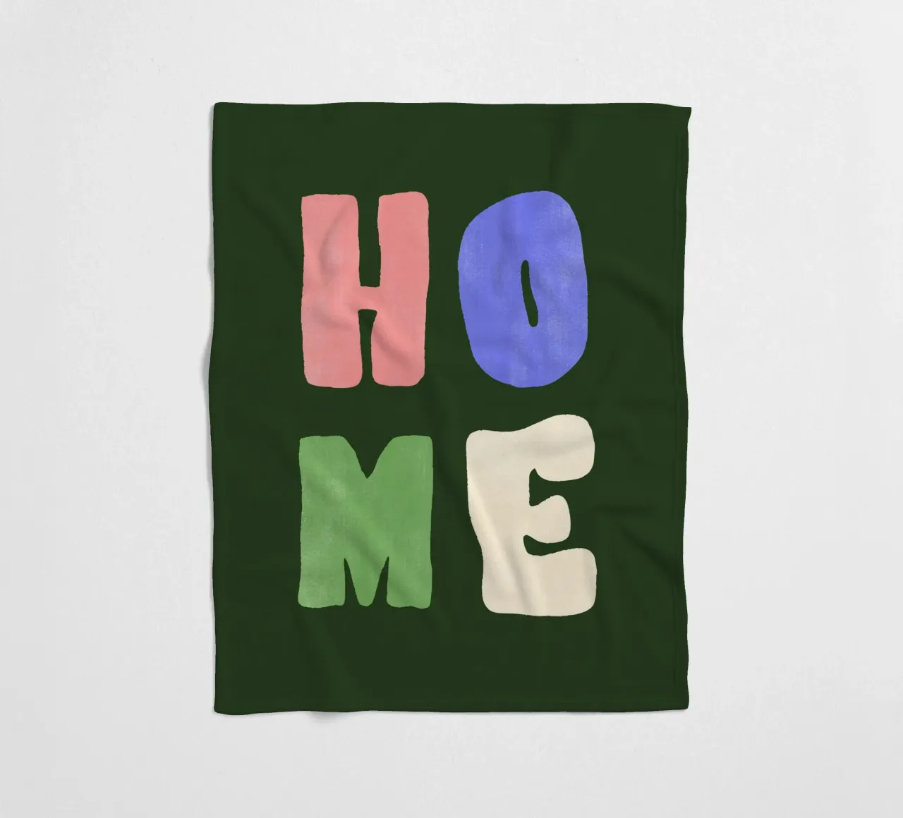 HOME | Bold & Colorful Statement Print coperta in pile da PrintCessStudio