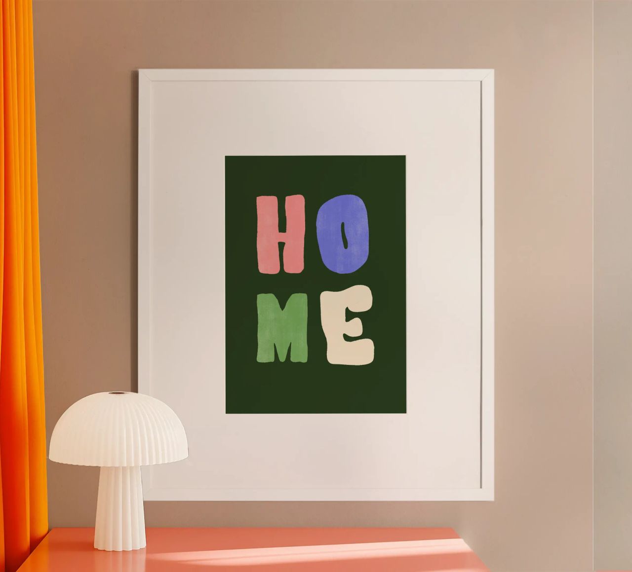 HOME | Bold & Colorful Statement Print poster de PrintCessStudio