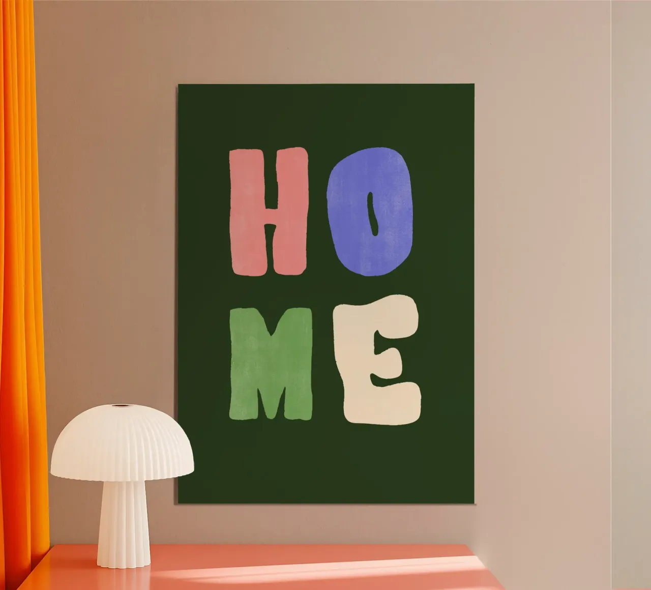 HOME | Bold & Colorful Statement Print carta hahnemühle da PrintCessStudio