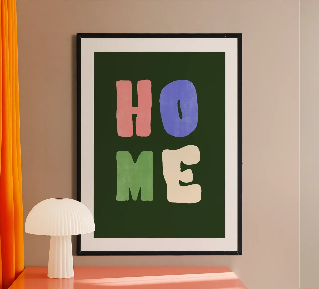 HOME | Bold & Colorful Statement Print carta hahnemühle da PrintCessStudio
