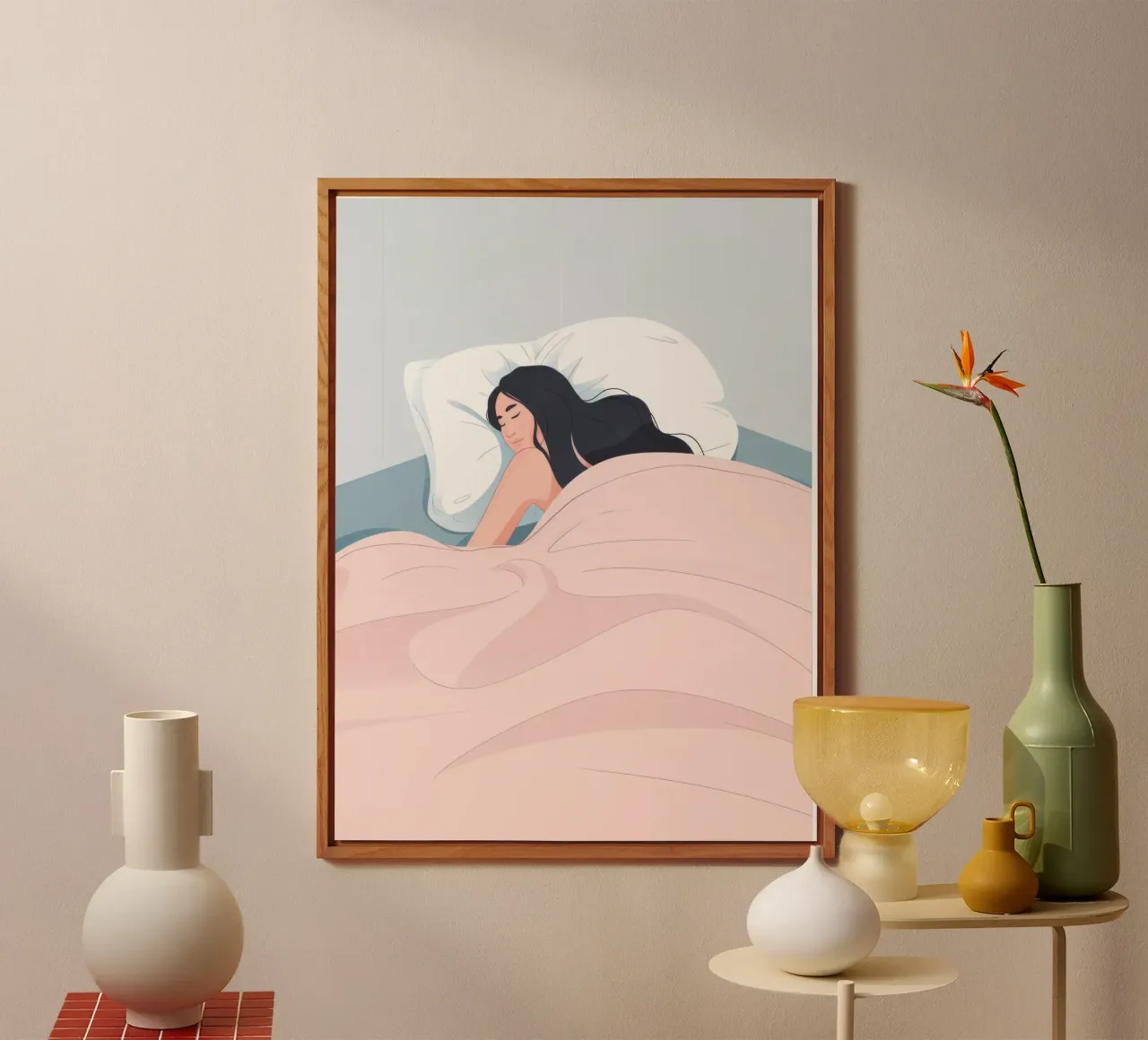 Sonno tranquillo alluminio dibond da Artie Shifa