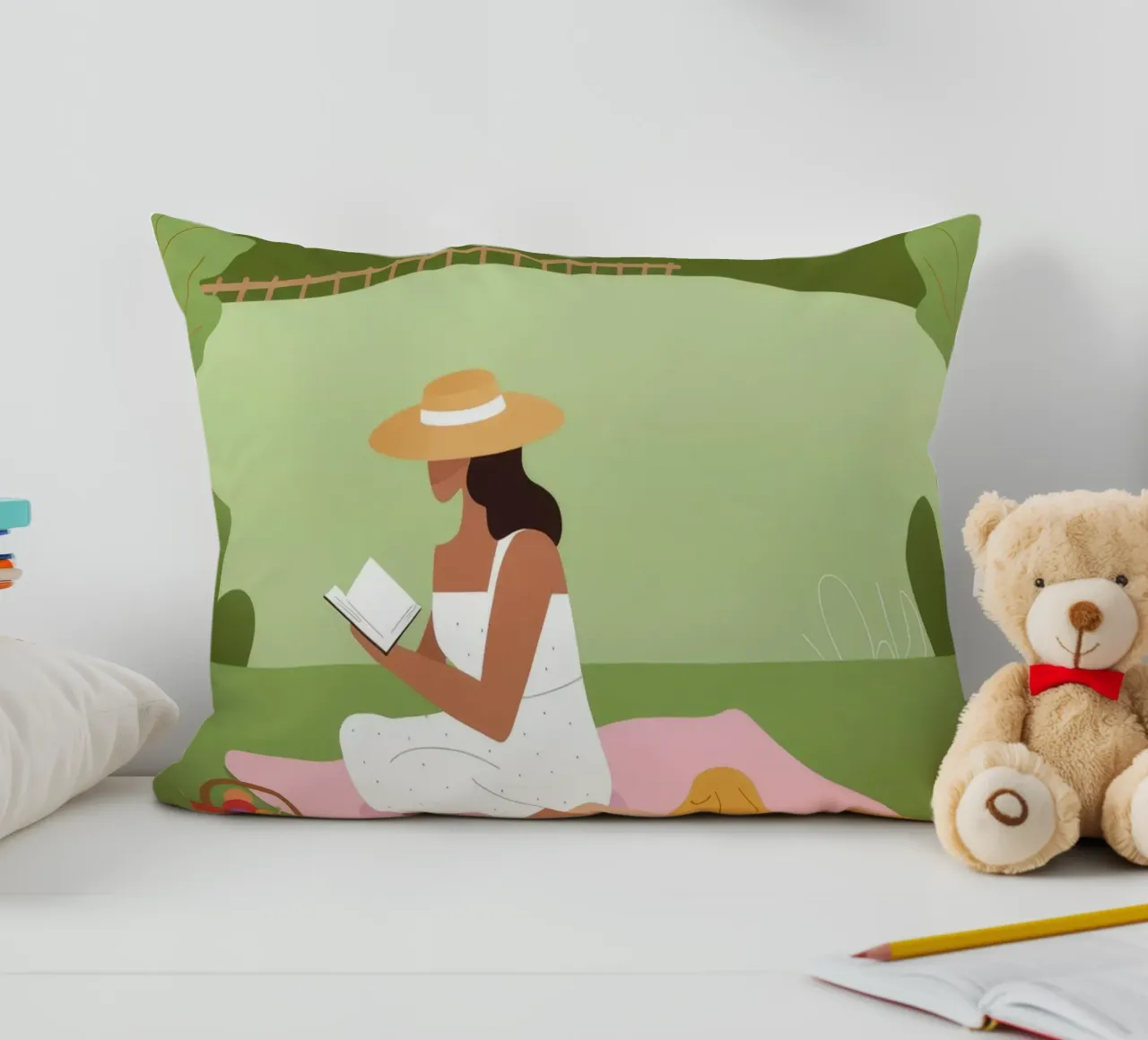 Picnic Bliss cuscino da Artie Shifa