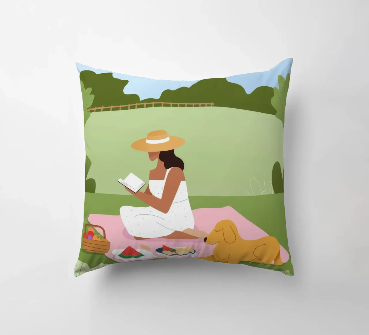 Picnic Bliss cuscino da Artie Shifa