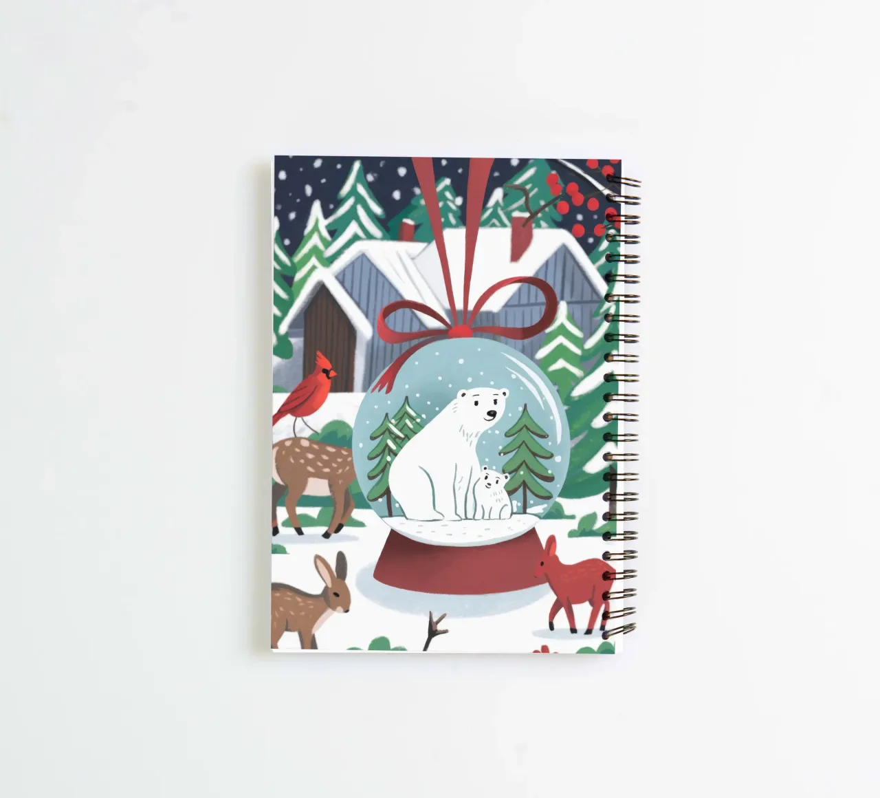 Polar Globe spiral notebook by Artie Shifa