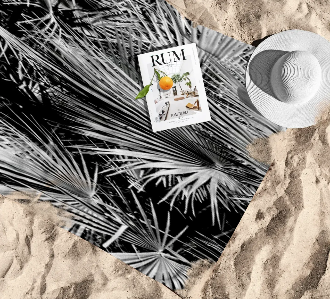 Palm Trees telo mare da Victoria Frost